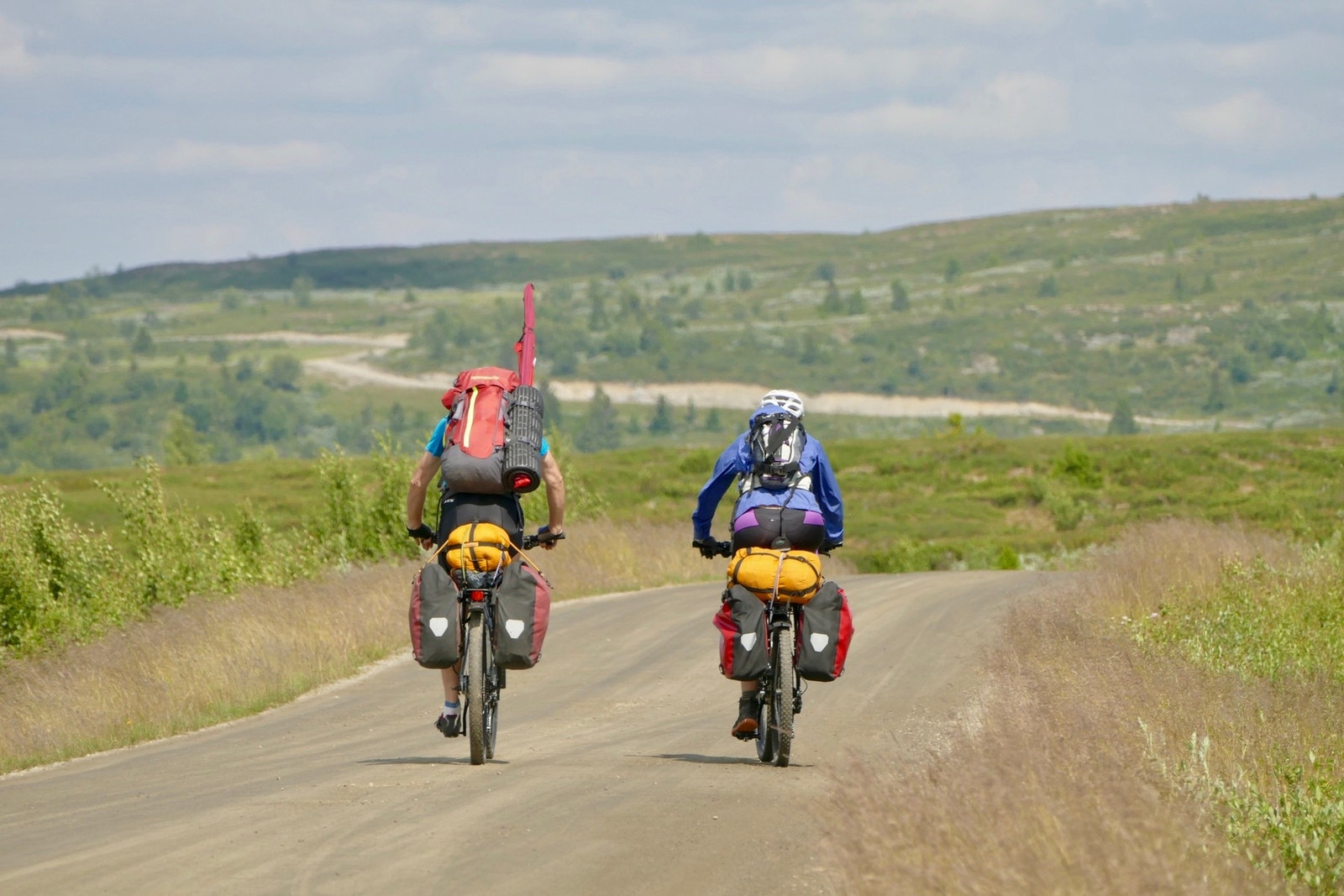 Nydelige sykkelmuligheter rett fra hyttedøren. Galleribilde