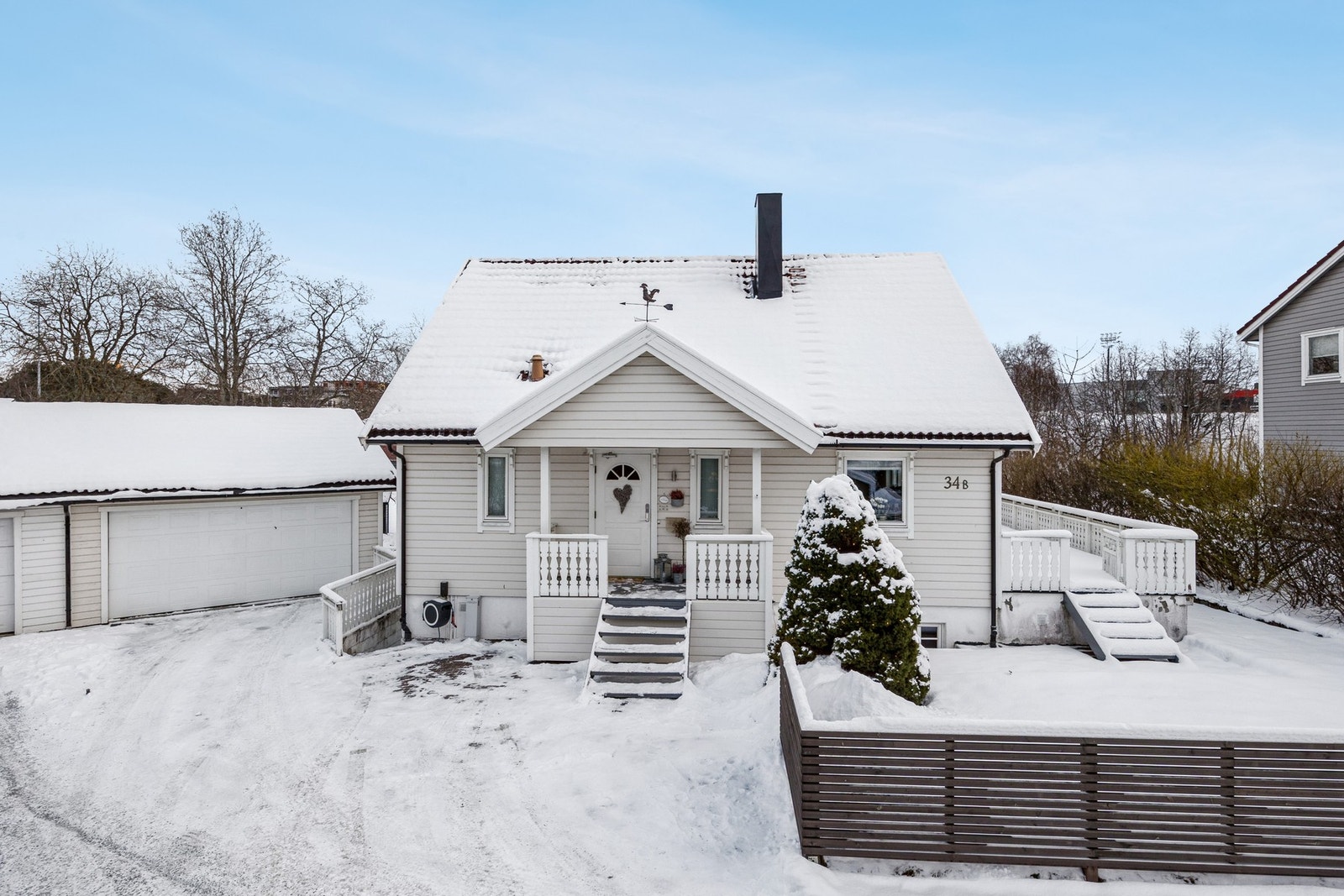Her bor du en i et veletablert og populært boligområde på Strindheim Galleribilde