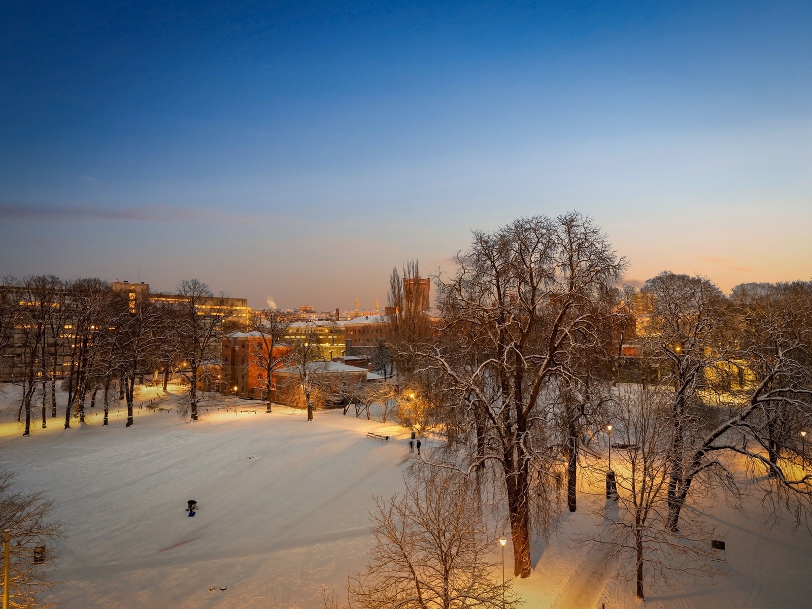 Utsyn fra terrasse. Galleribilde