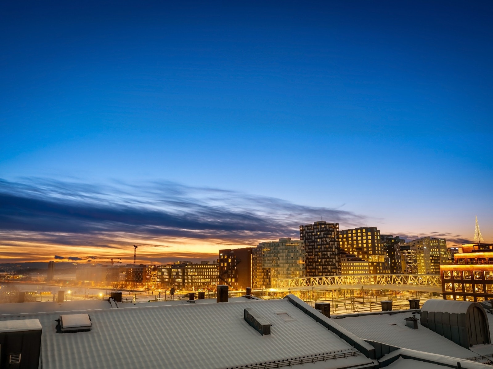 Kveldsutsikt. Galleribilde