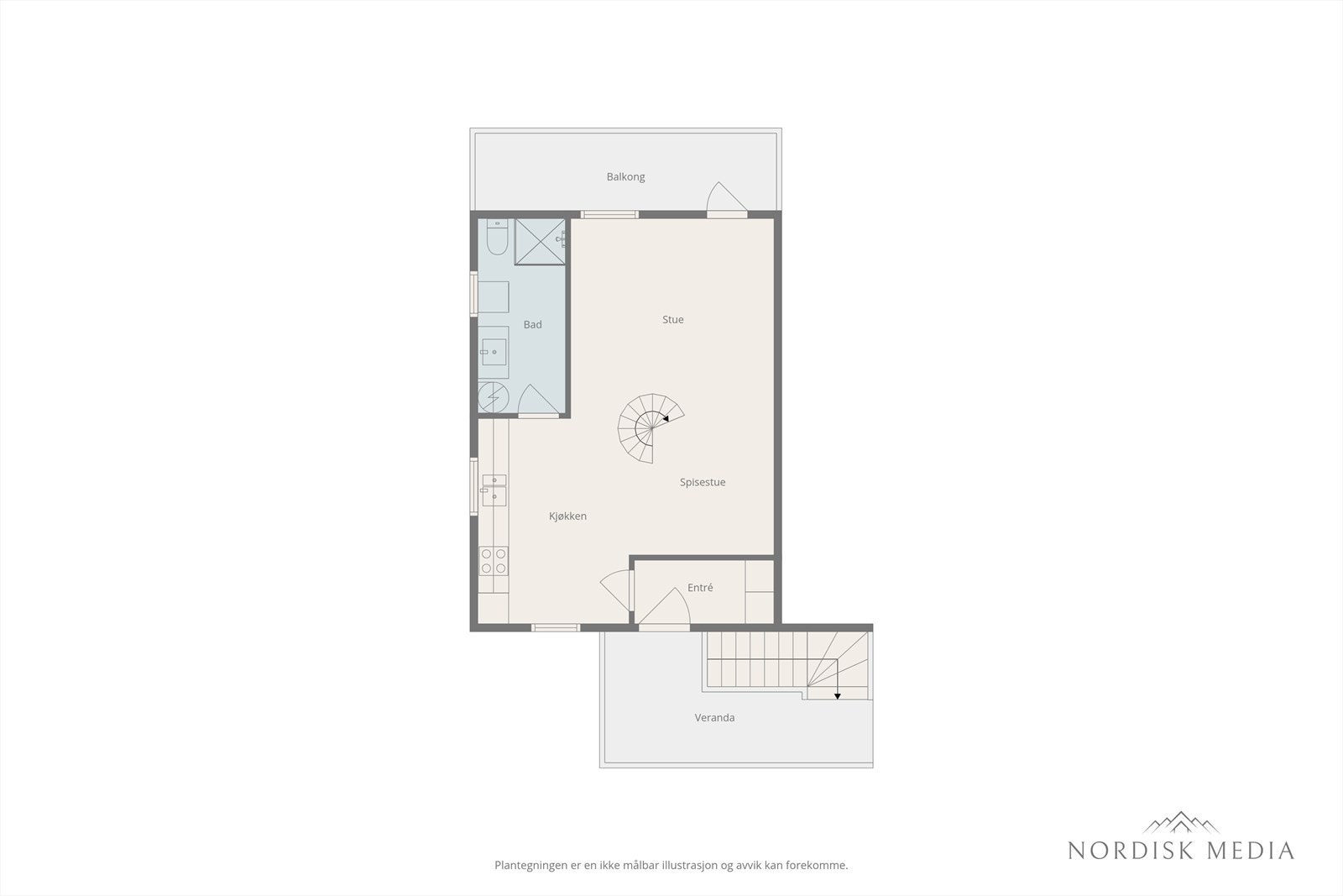 Plantegning Galleribilde