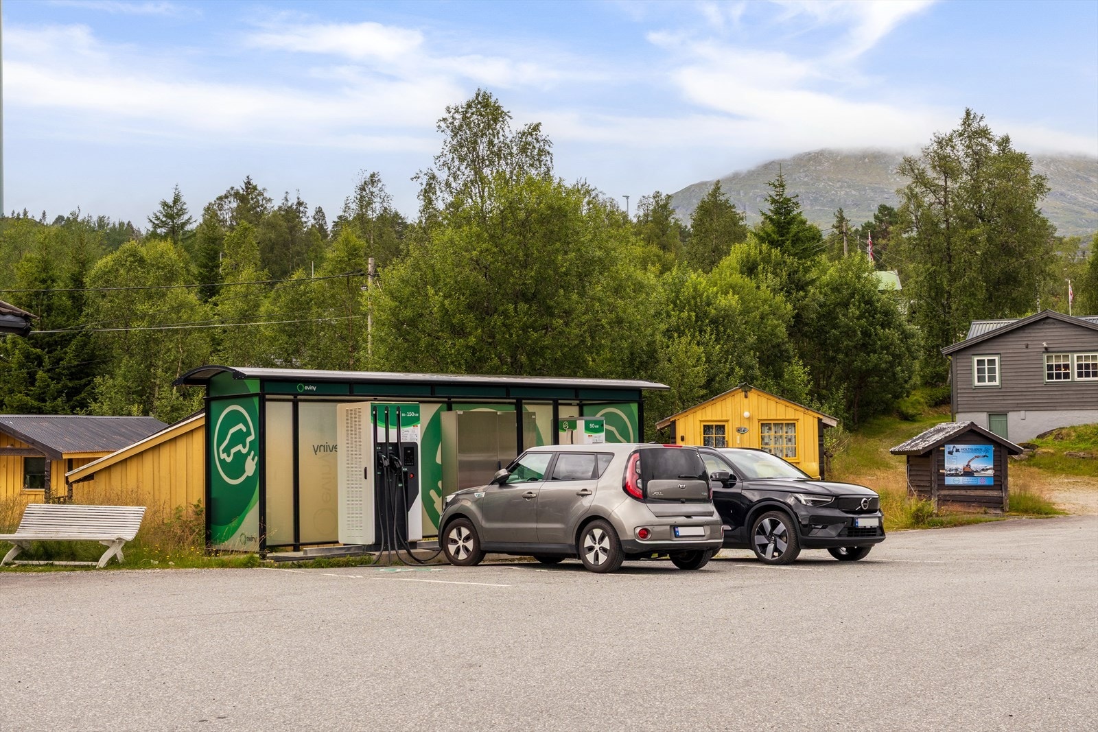 Muligheter for el-billading ved Landhandleriet. Galleribilde