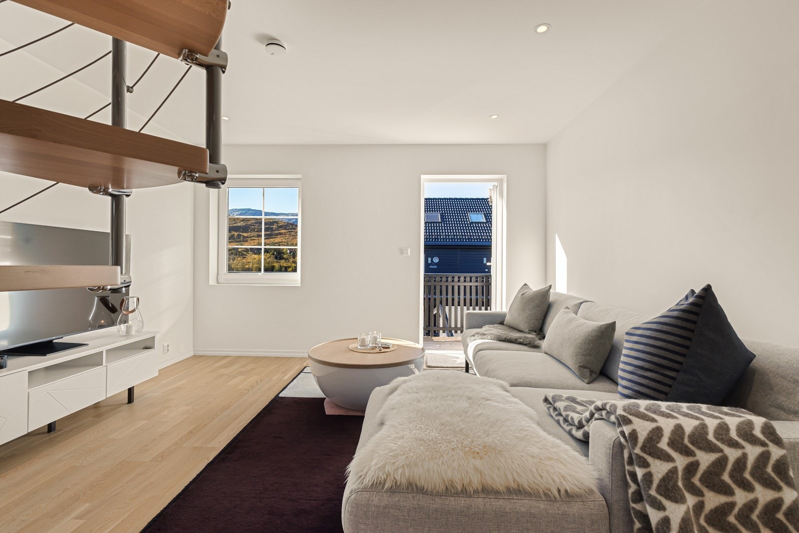 Bygget har balansert ventilasjon. Galleribilde