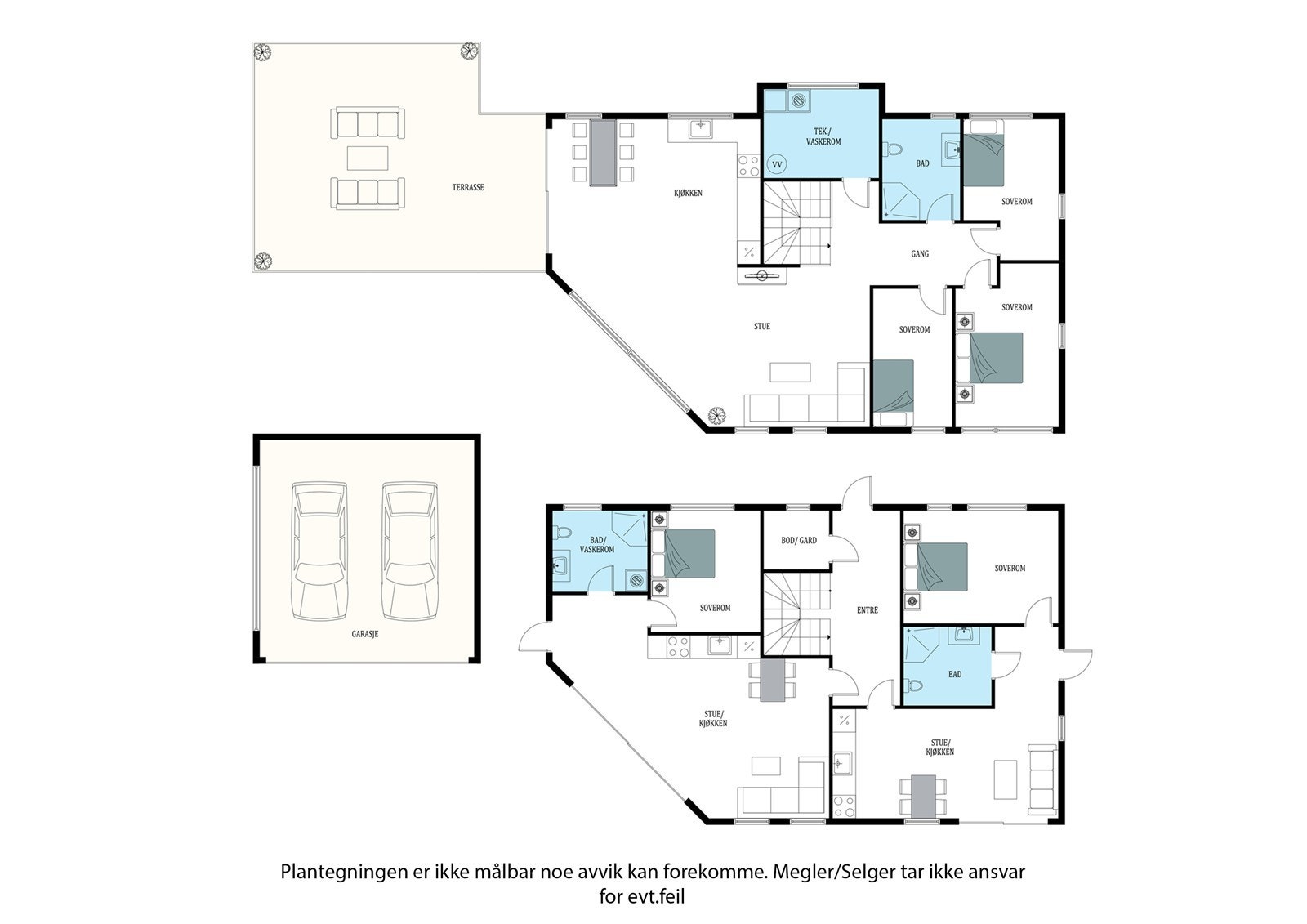 Plantegning - Ikke målbart Galleribilde