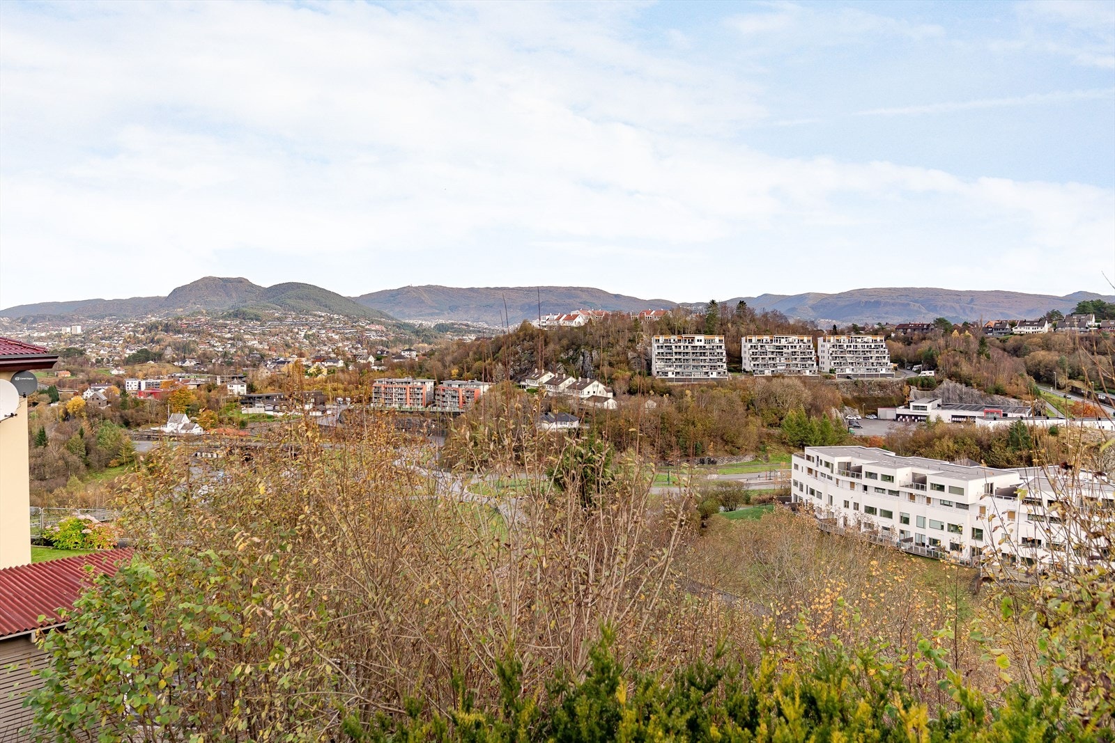 Utsikt fra balkongen Galleribilde