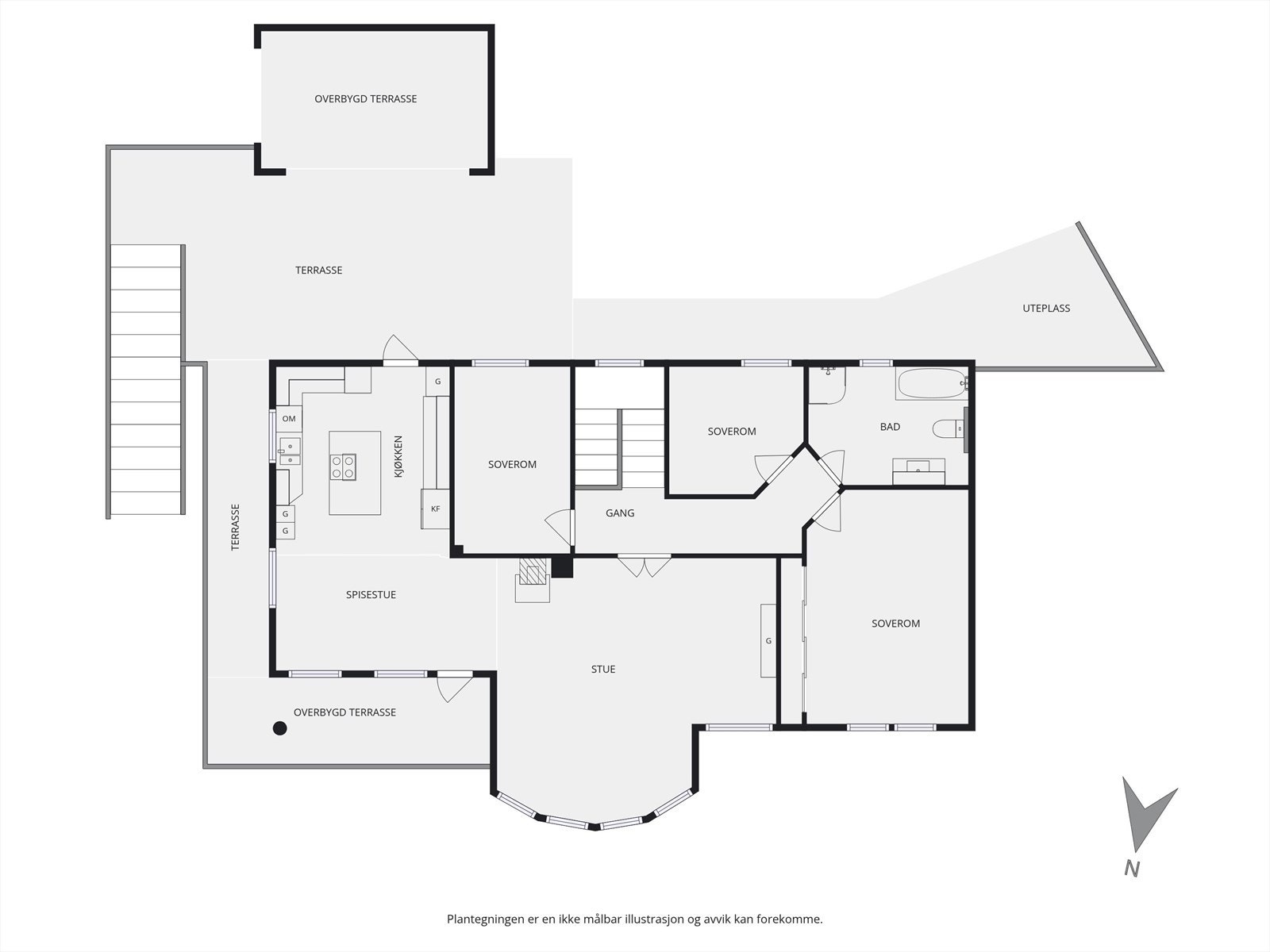 Planskisse | 2. Etasje | Storrinden 131 Galleribilde