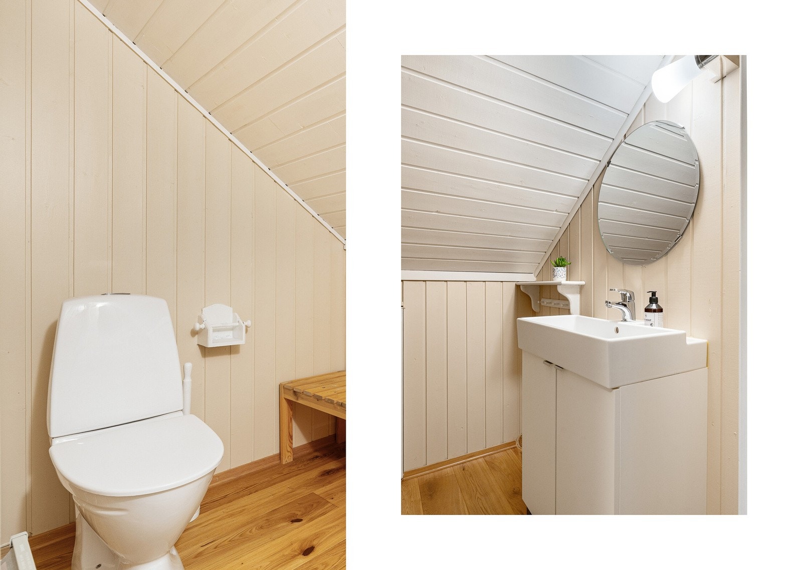 Mange vil nok sette pris på at det er separat toalettrom også i 2. etasjen. Galleribilde