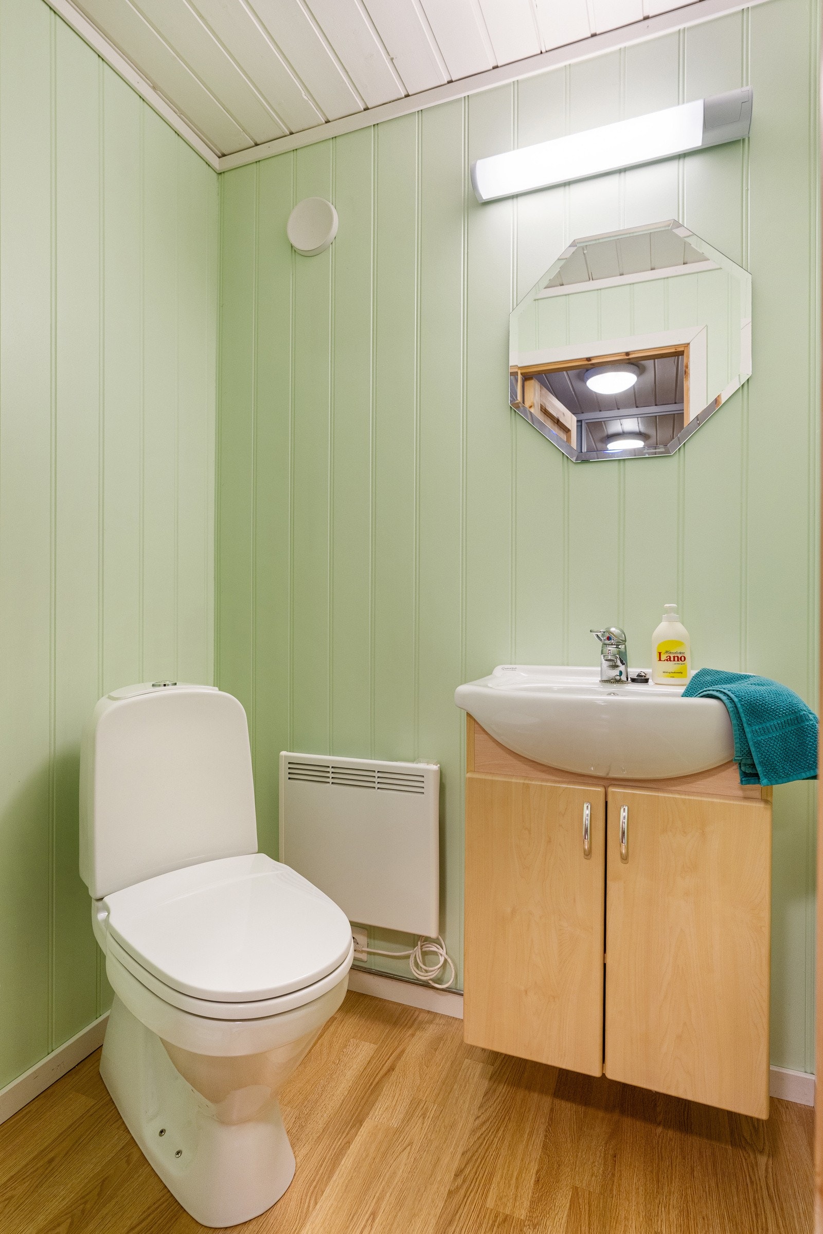 Toalettrom i tilknytning til kjellerstua ble etablert i 2020. Galleribilde