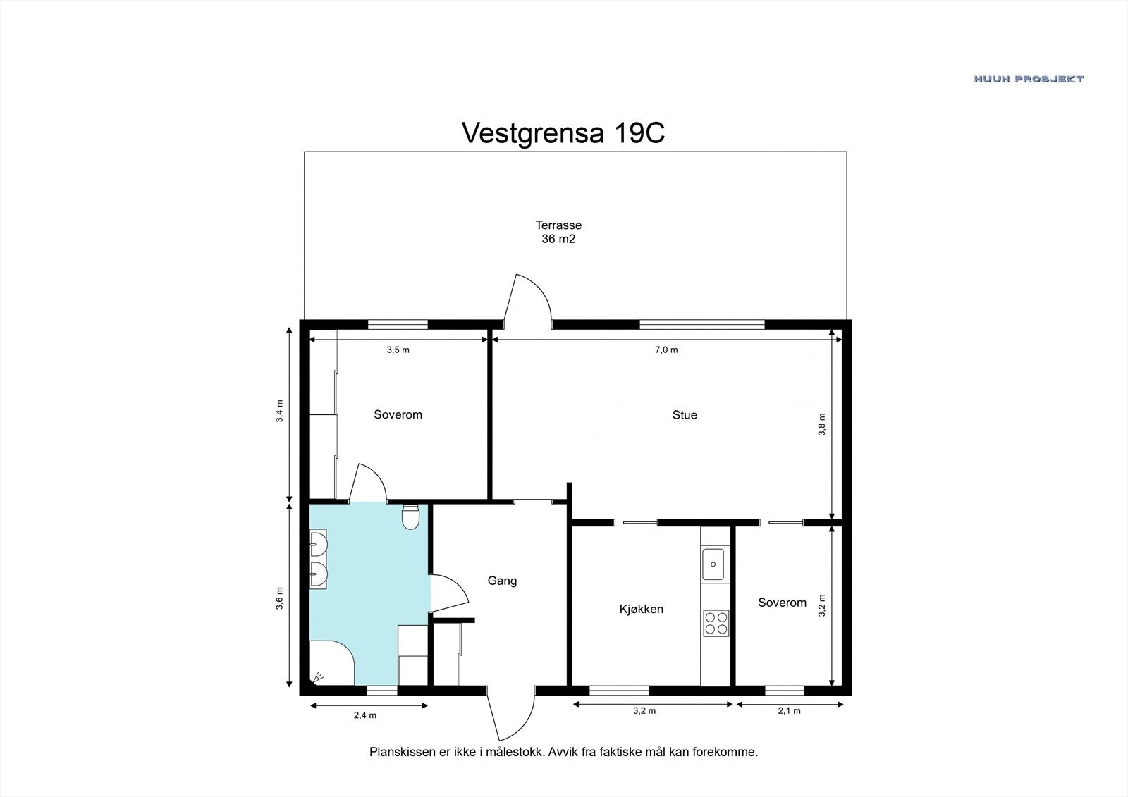 Gjennomgående og fin planløsning med universell utforming. I tillegg disponerer boligen en sportsbod i felles bodareal, samt en garasjeplass i rekke. Galleribilde