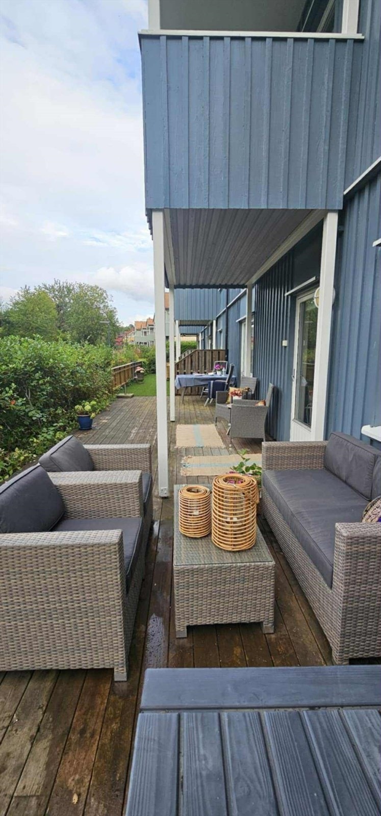 Sommerbilde av terrasse Galleribilde