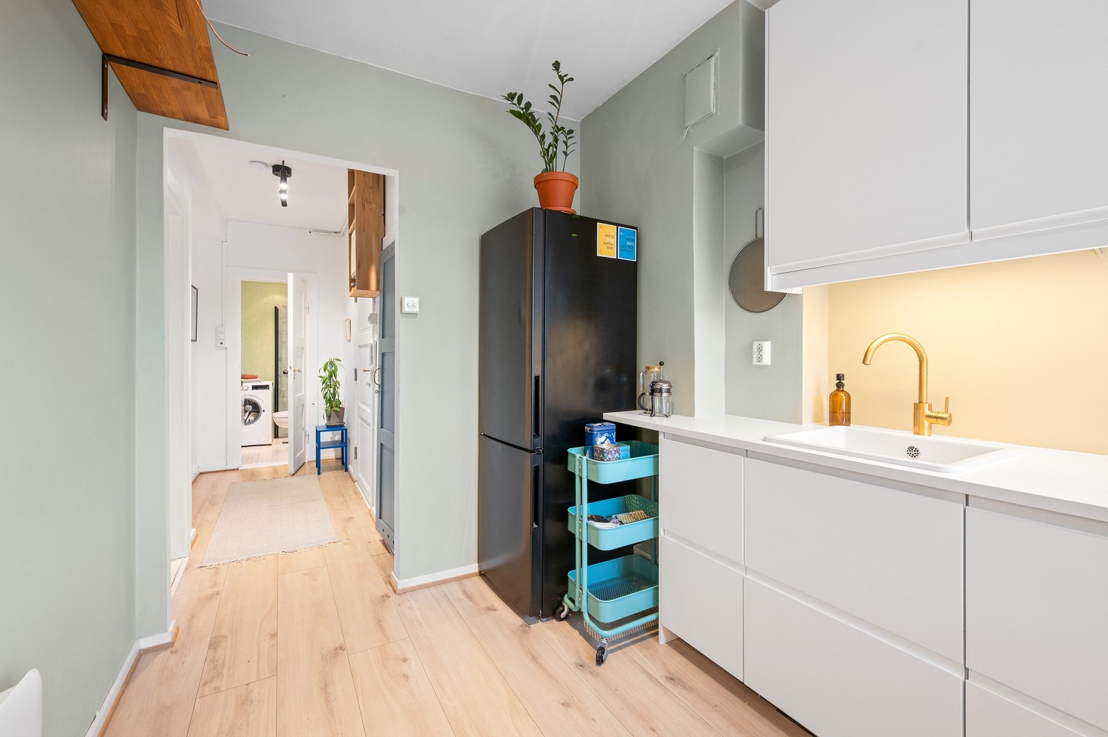 Kjøleskapet medfølger. Galleribilde