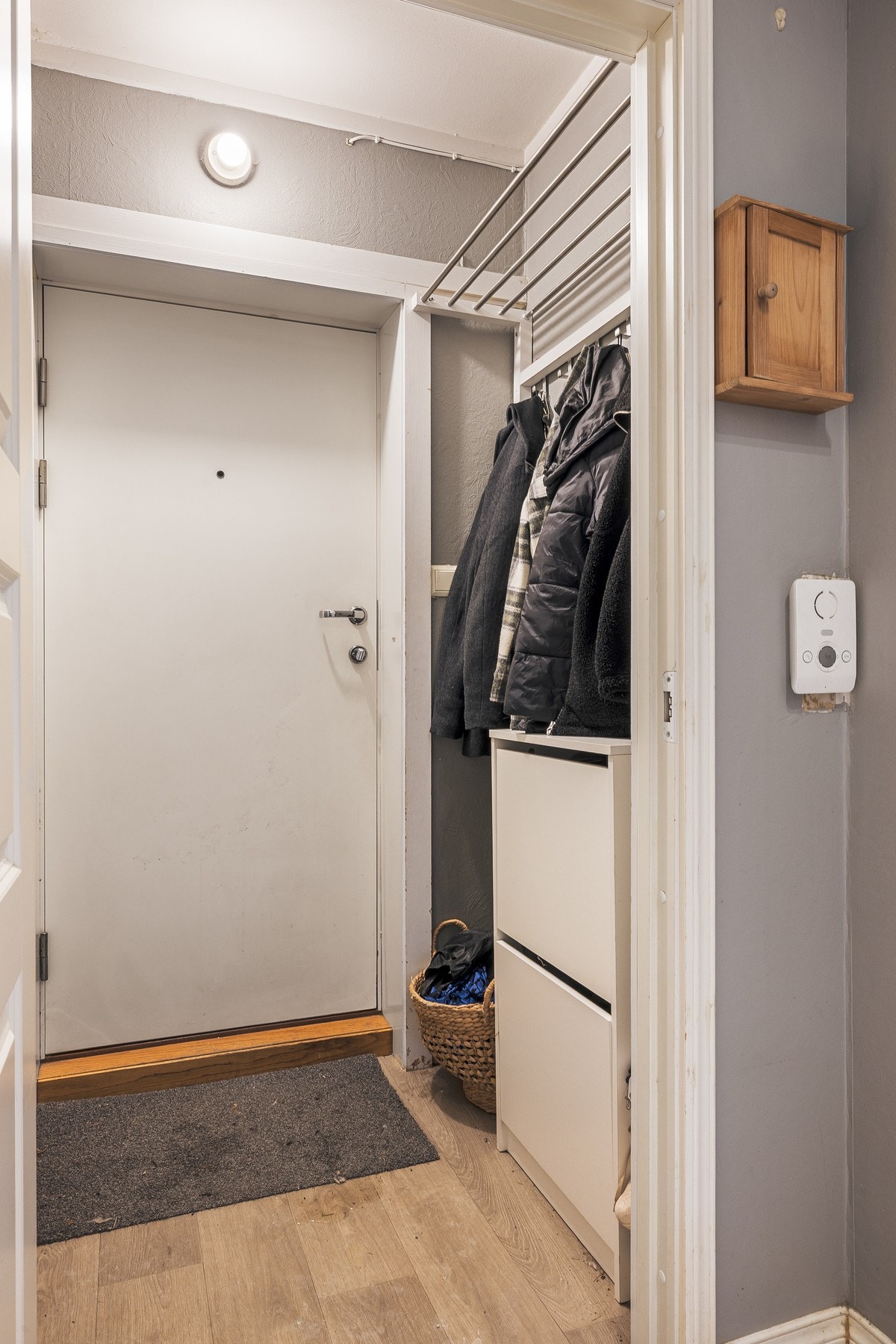 Det følger med praktisk ekstern bod i fellesarealer som gir gode lagringsmuligheter. Galleribilde