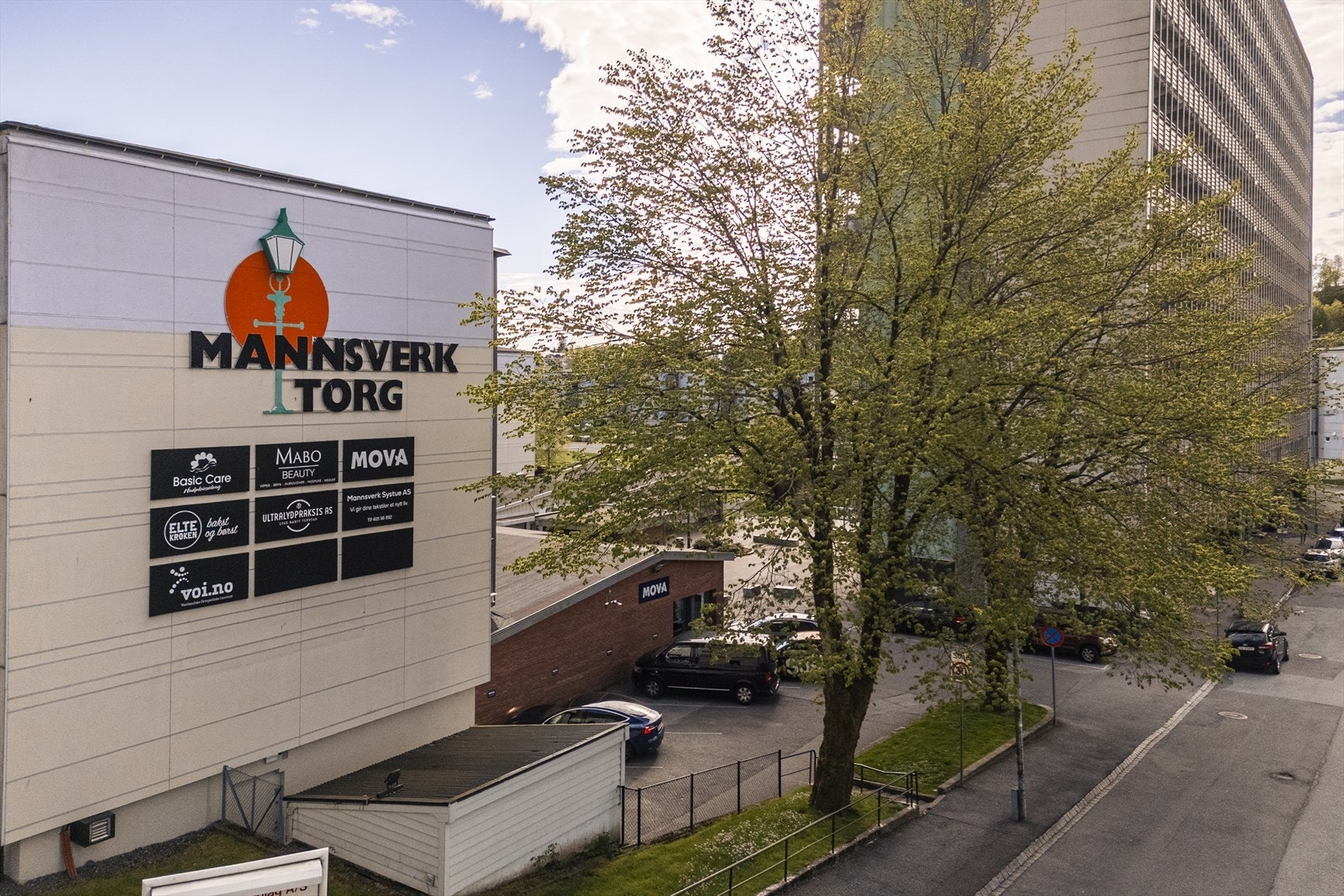 Mannsverk Torg har mye by på. Galleribilde