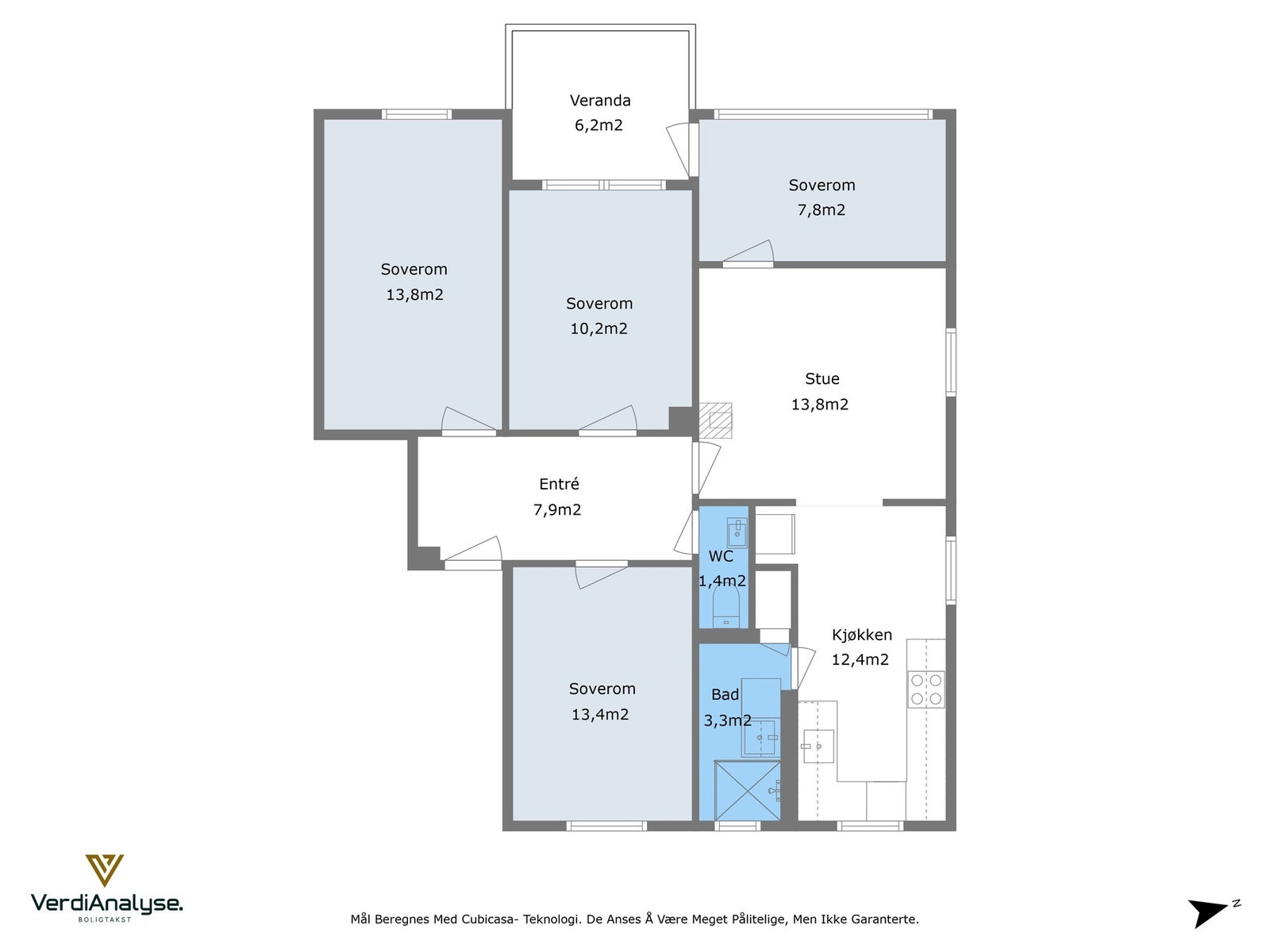 Planskisse Karl Jonssons veg 1 A Galleribilde