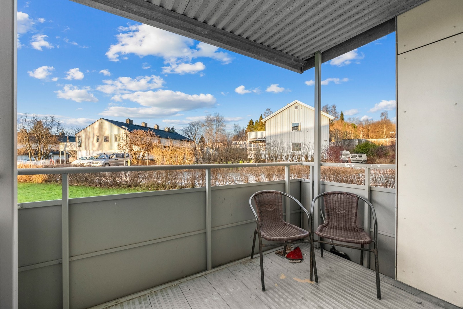 Verandaen måler 6,2 kvm Galleribilde