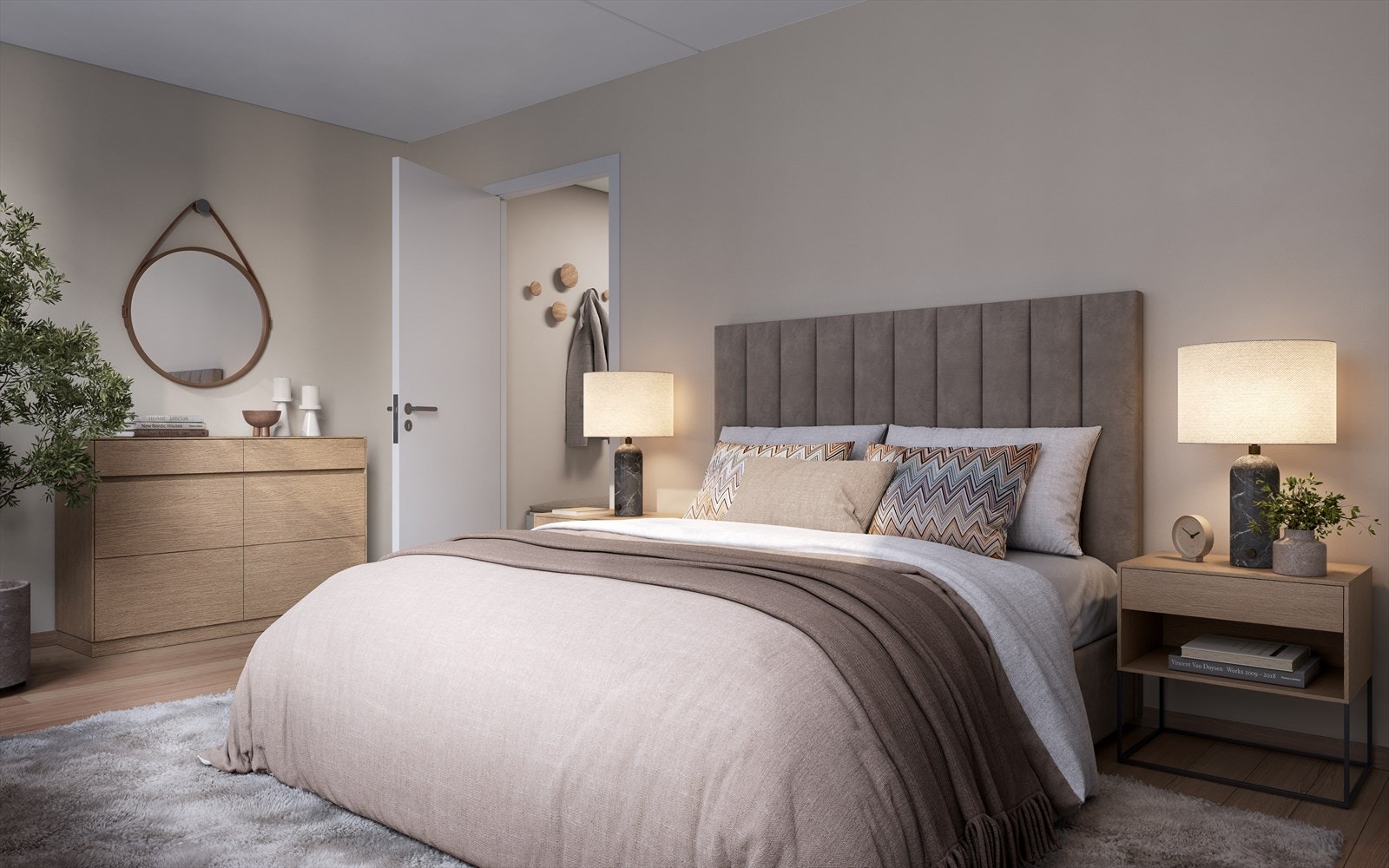 Hovedsoverom med eget bad. Galleribilde