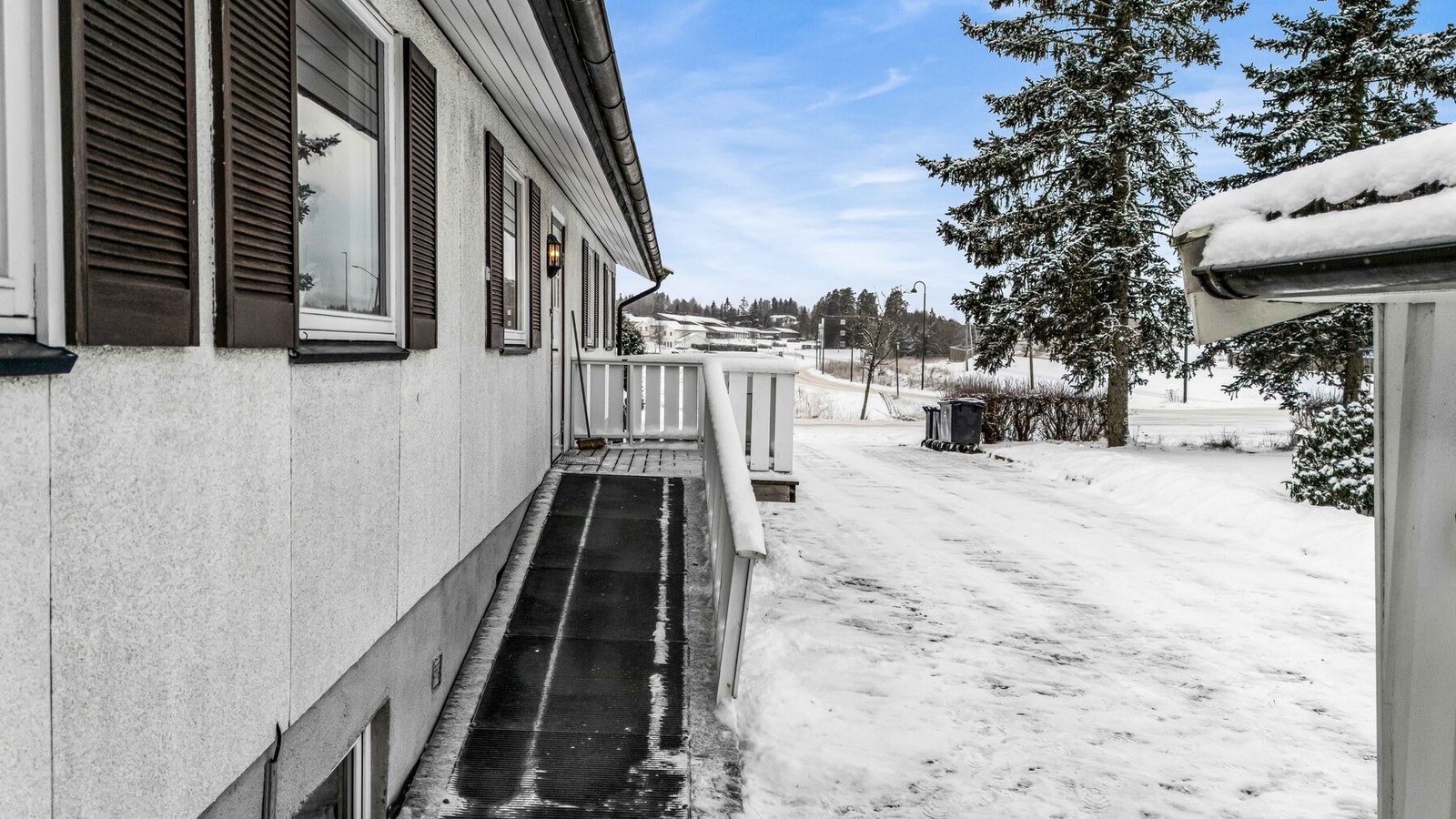 Inngangspartiet har også rampe opp for større fleksibilitet Galleribilde