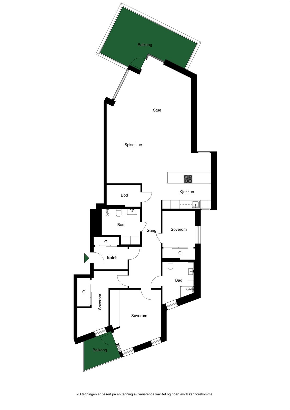 Plantegning Galleribilde