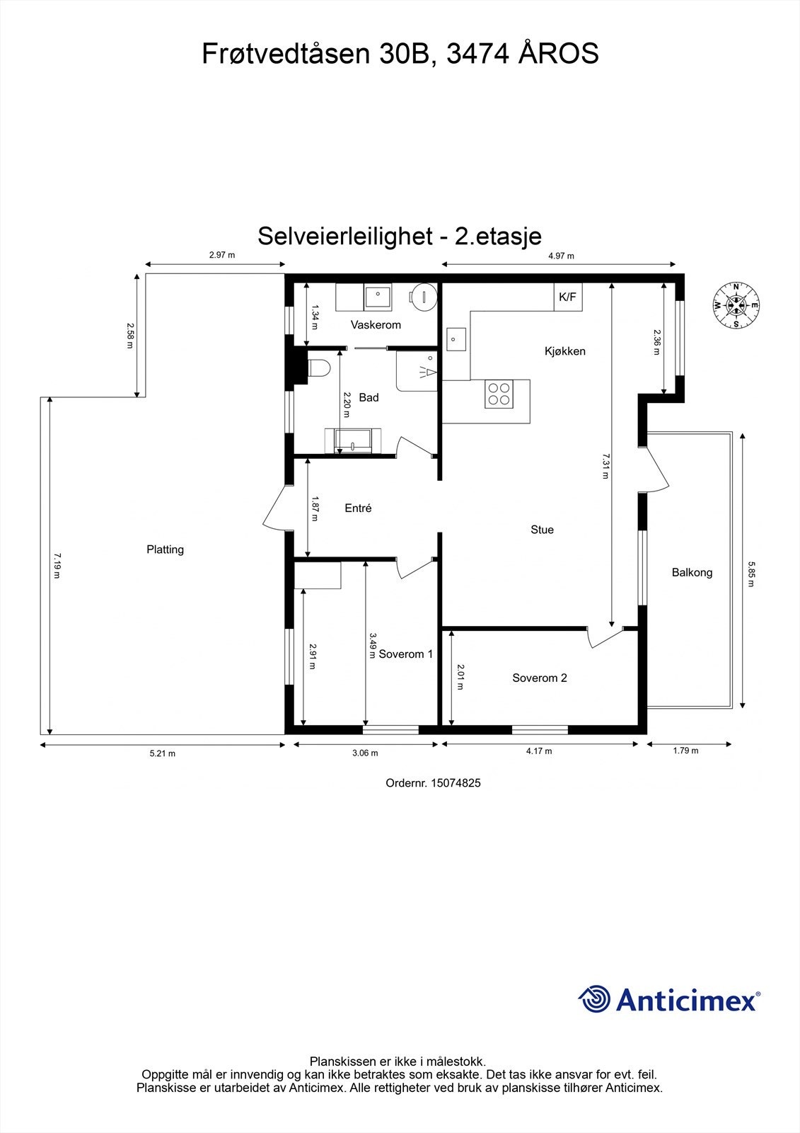 Plantegning Galleribilde