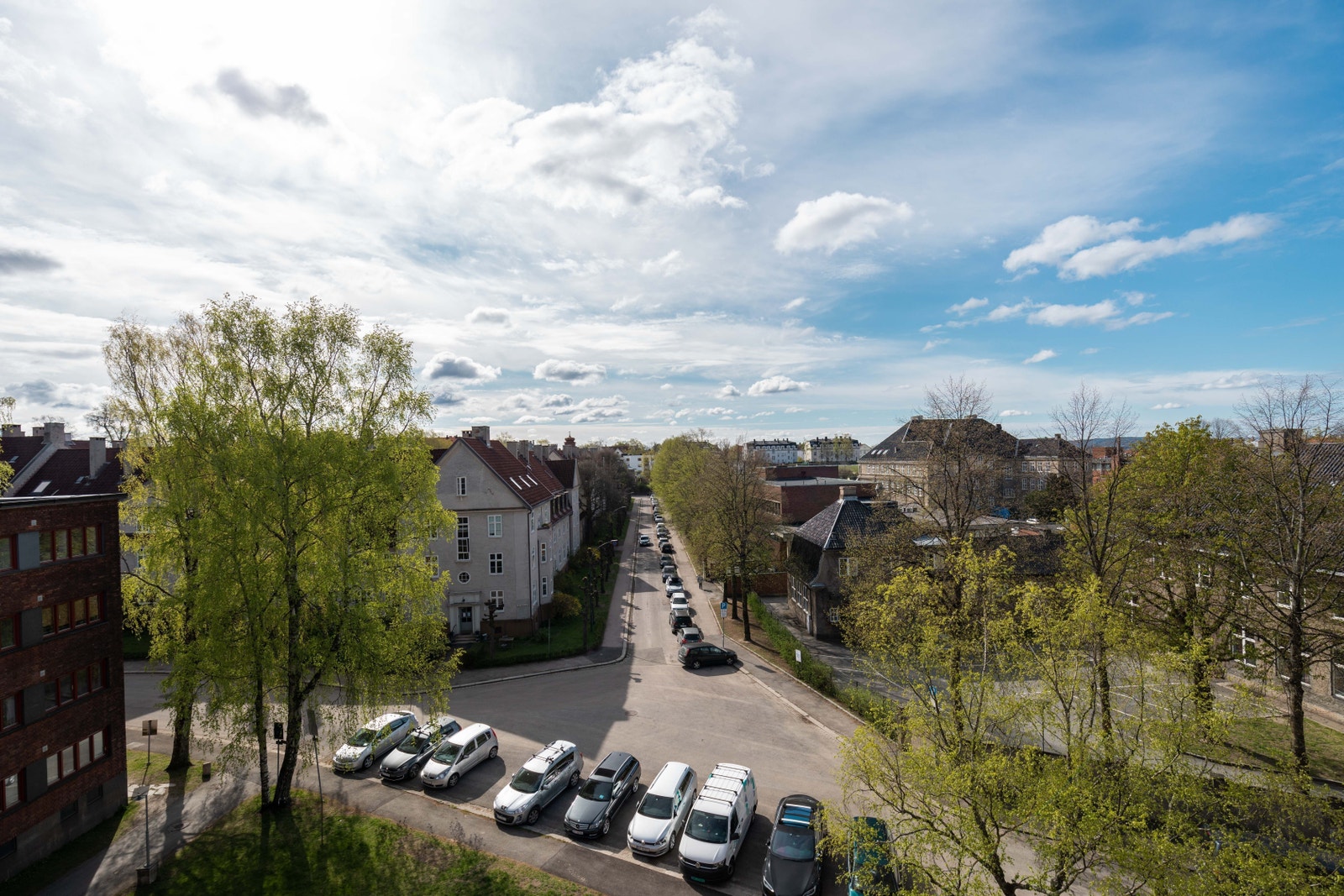 Utsiktsbilde fra takterrassen Galleribilde