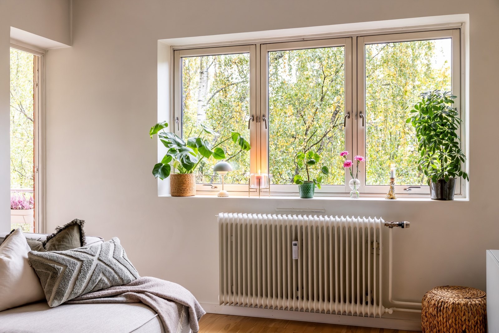 Utgang til balkong fra stue. Galleribilde