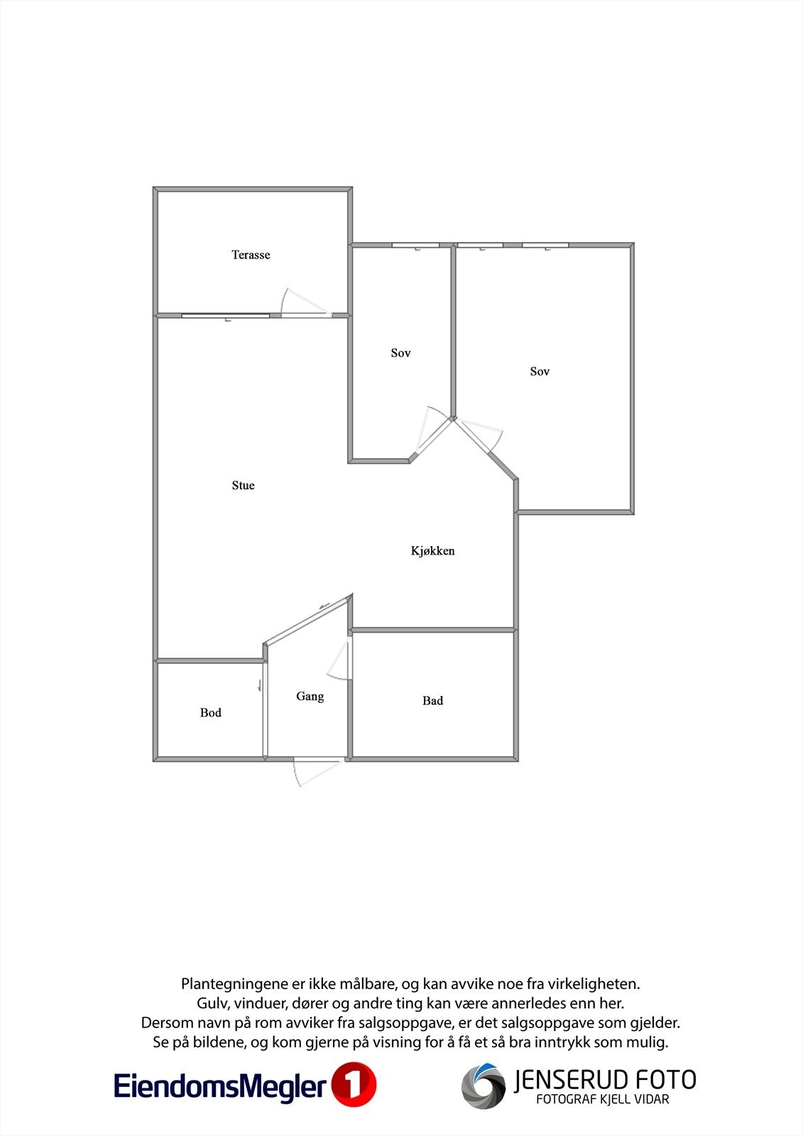 Plantegning Lidsjalvgutua 2 Leil 9 Galleribilde