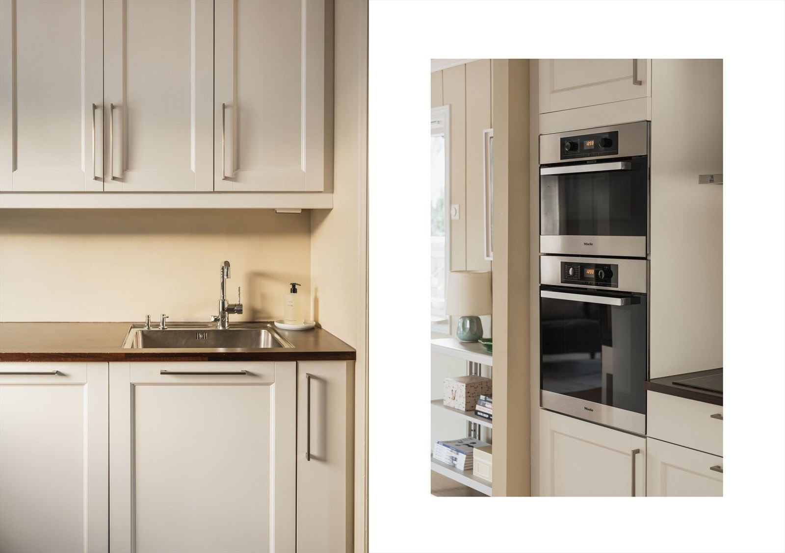 Integrert kjøl/frys, stekeovn, platetopp, mikro og oppvaskmaskin Galleribilde