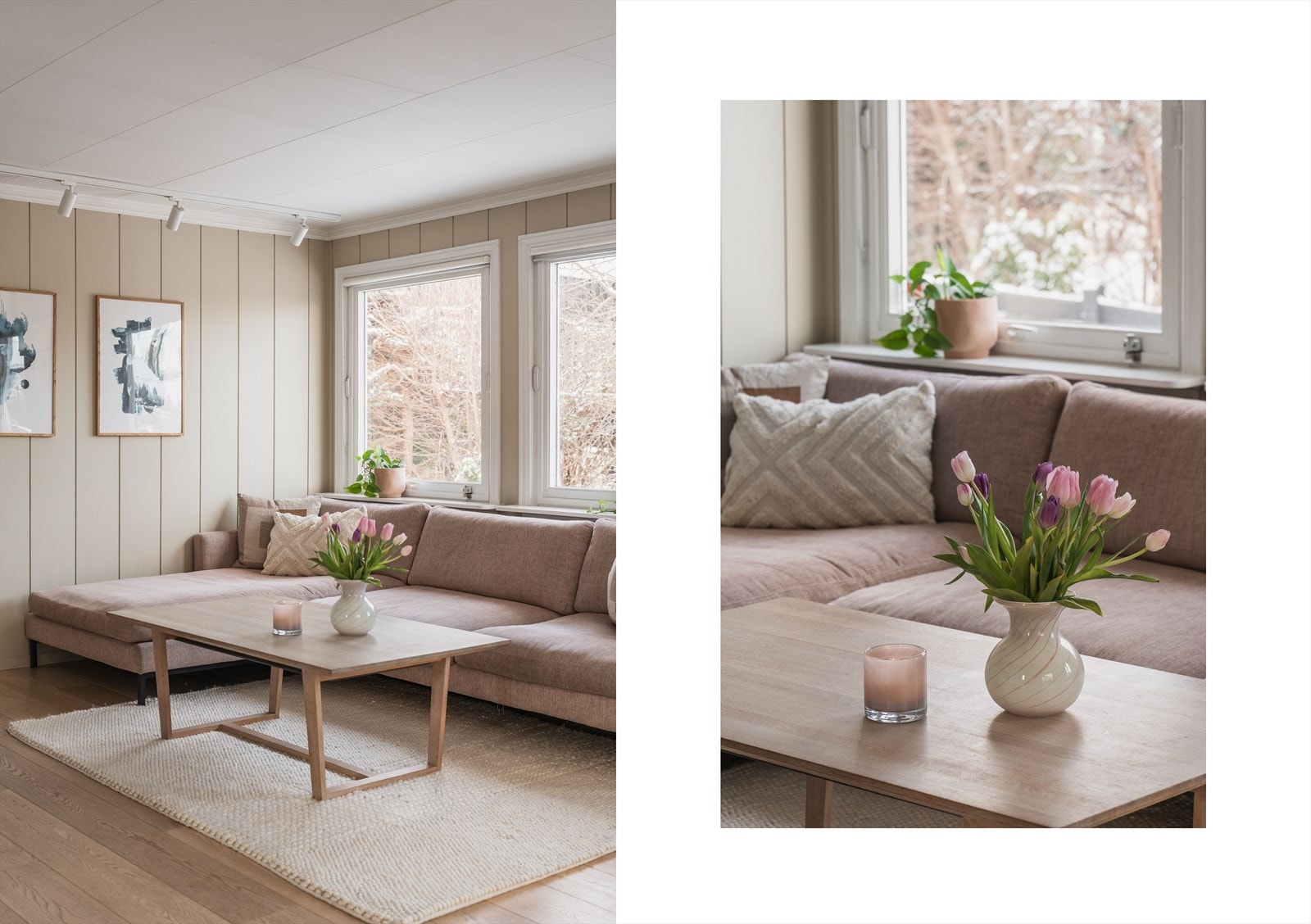 Tomten er godt skjermet med hyggelig beplantning og hekker Galleribilde