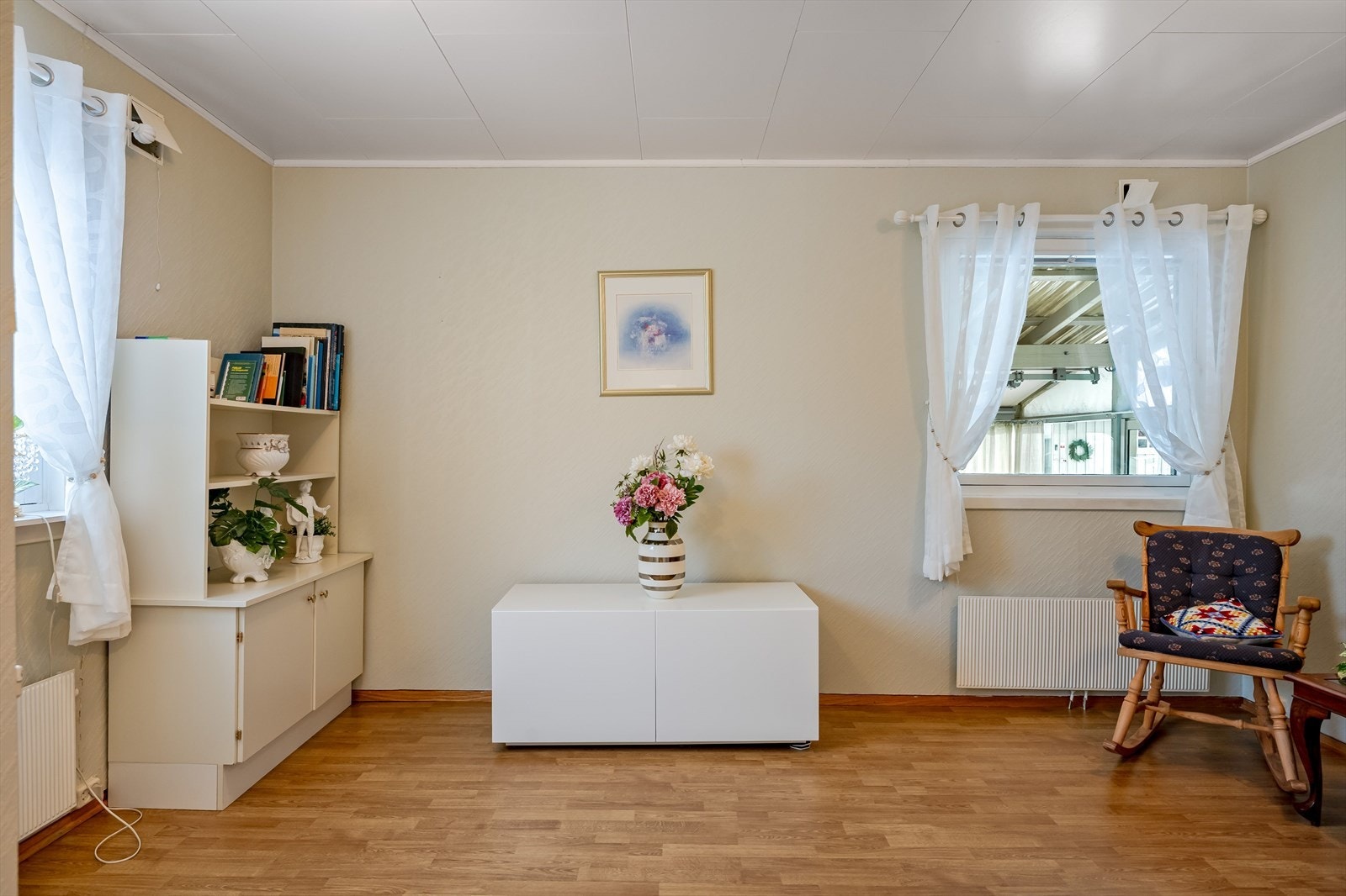 Soverom 2 var opprinnelig to mindre soverom som i dag er slått sammen til ett større rom. Galleribilde