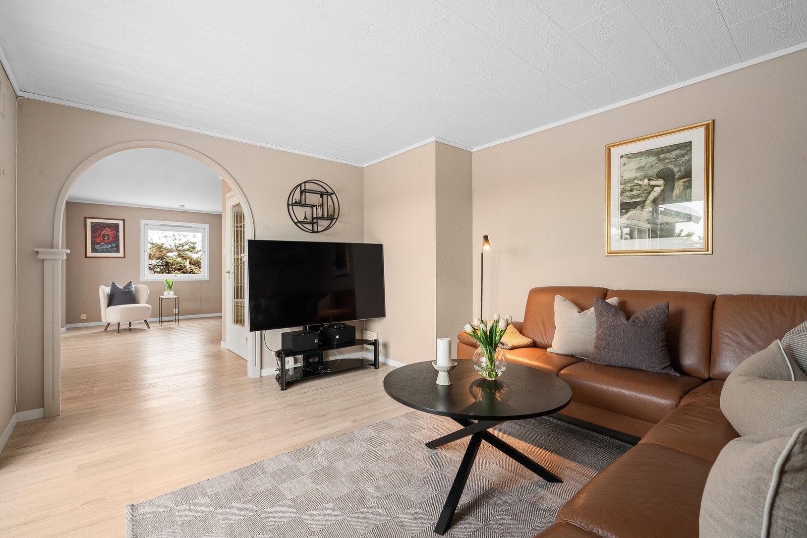 TV-stue, alternativt et soverom (opprinnelig soverom på byggetegninger). Galleribilde