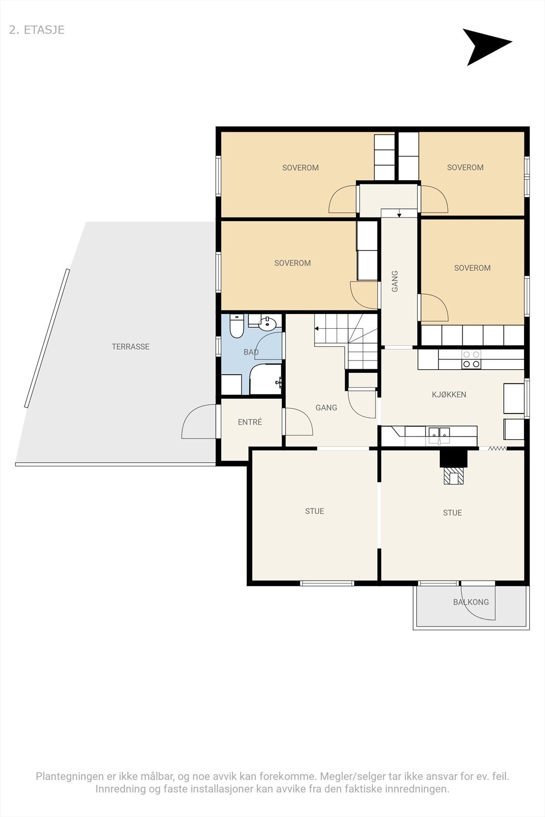 Plantegninger | 2 etasje Galleribilde