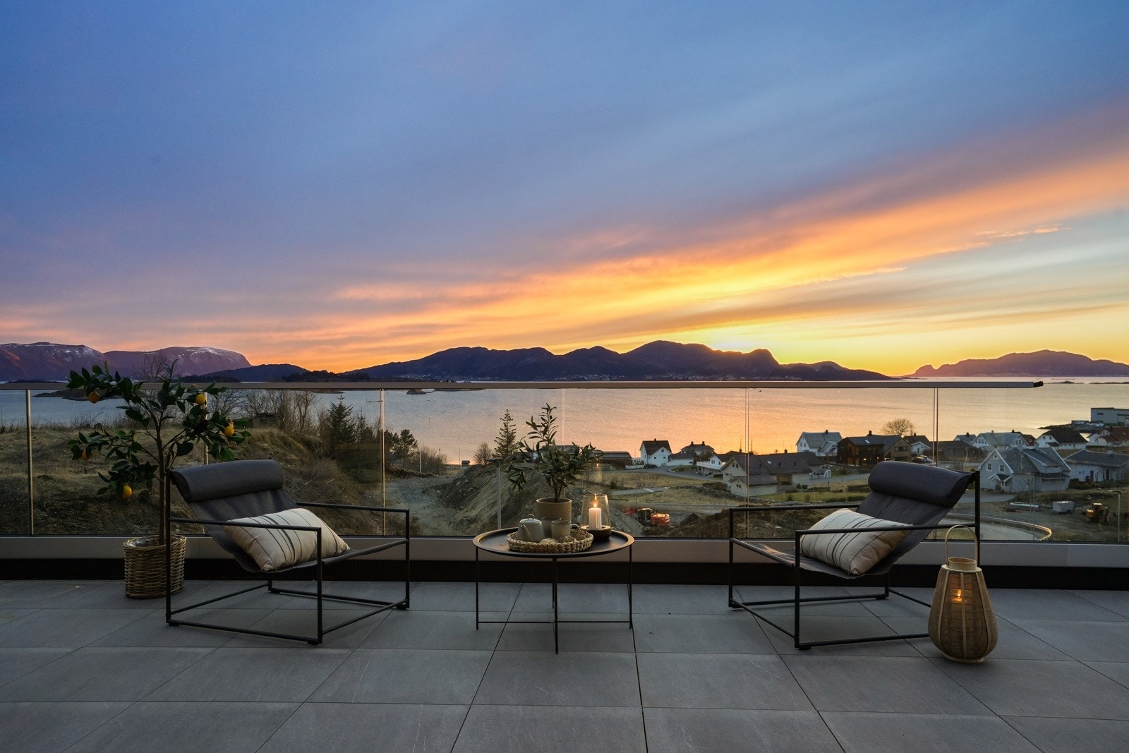 Det er ikke uten grunn at prosjektet kalles Skeide Panorama. OBS: utsikten er speilvendt. Galleribilde