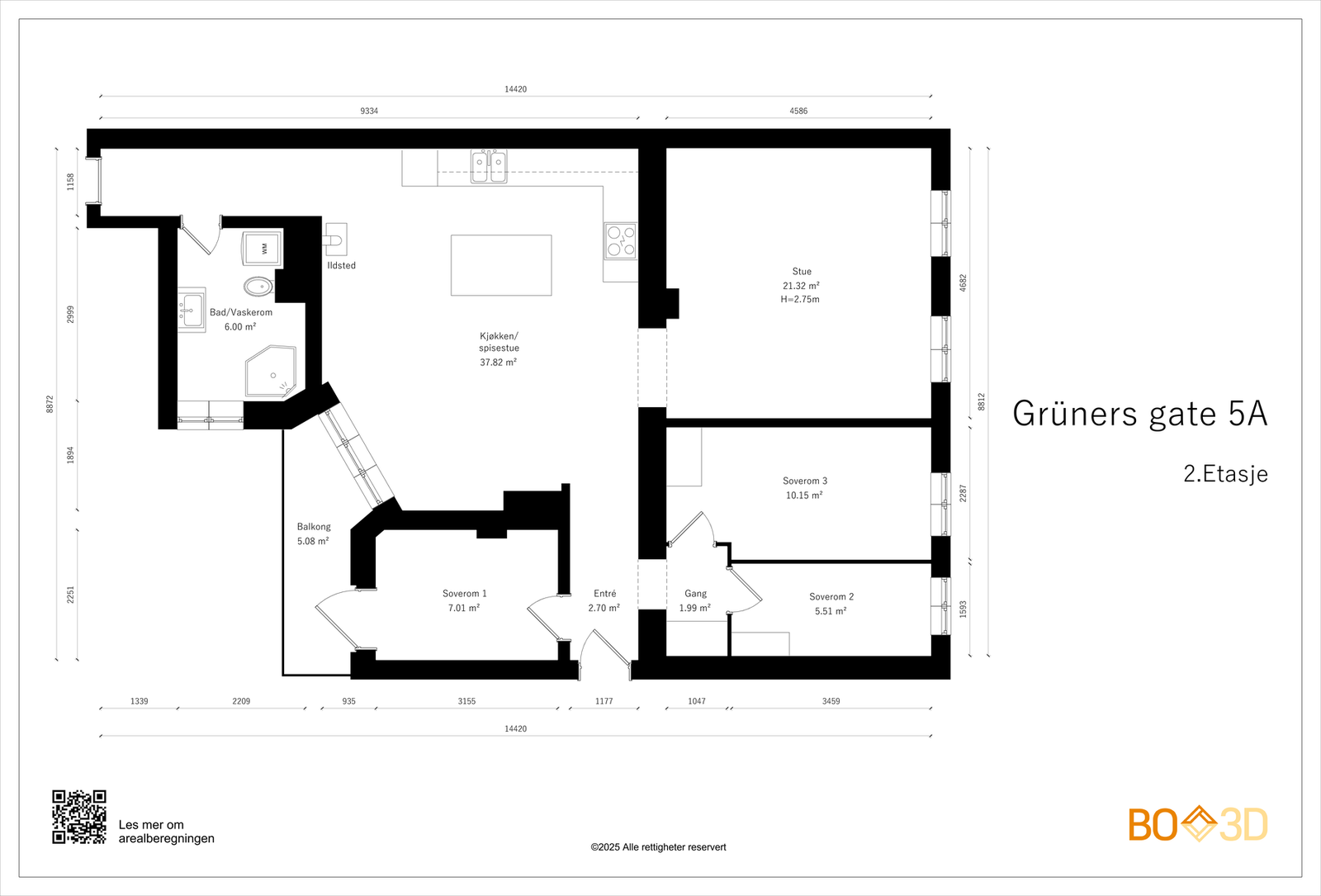 Plantegning. Galleribilde