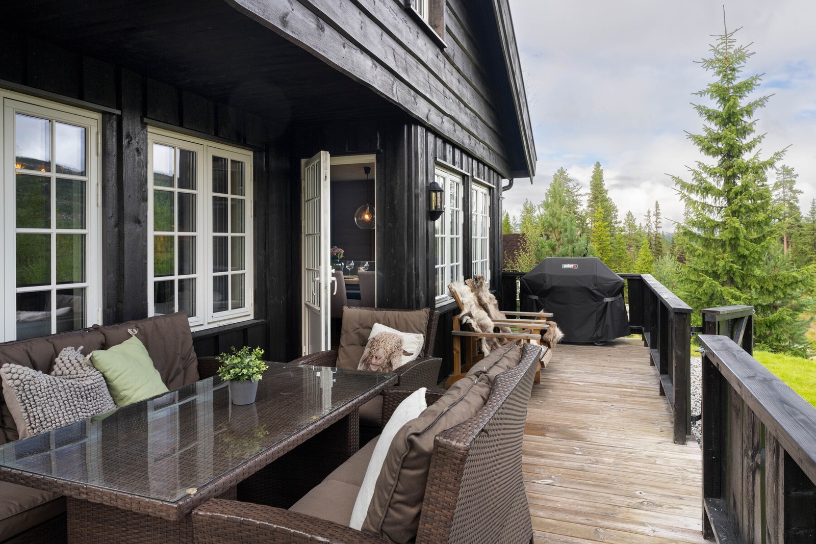 Stor terrasse på 29 m². Galleribilde