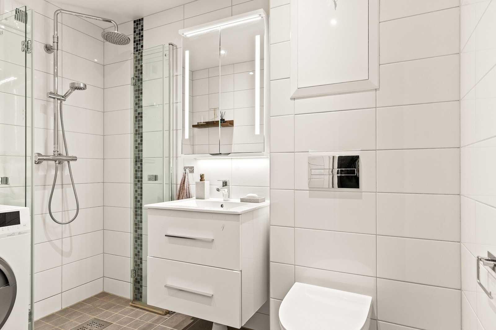 Badet ble renovert i regi av borettslaget i 2020 Galleribilde