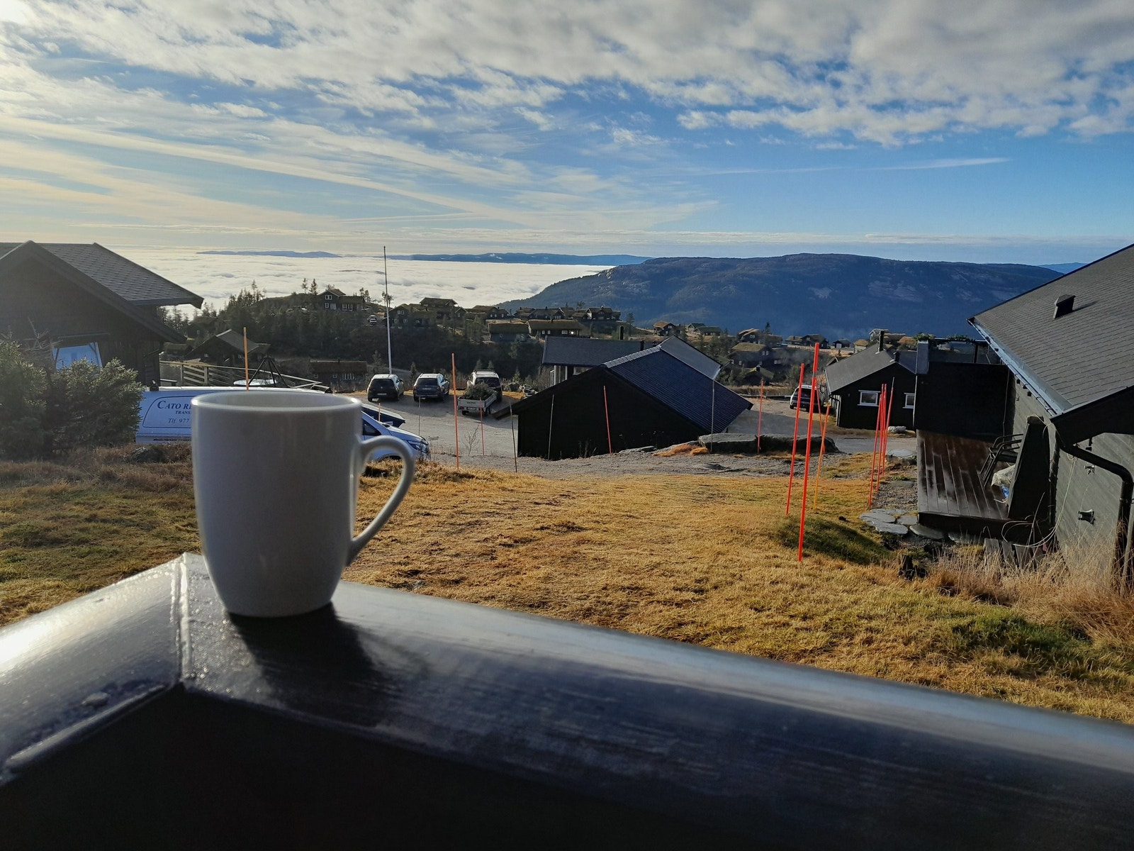 Morgenkaffe november. Galleribilde