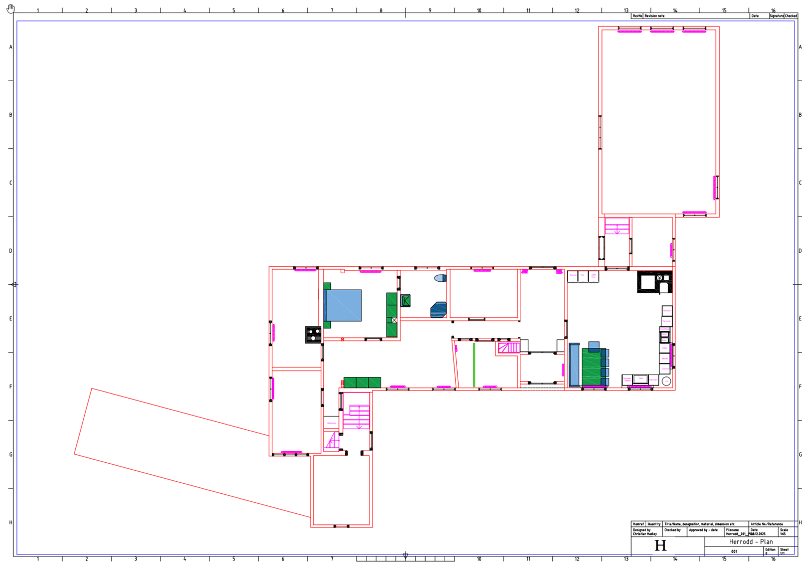 Plantegning 1.etasje. Galleribilde