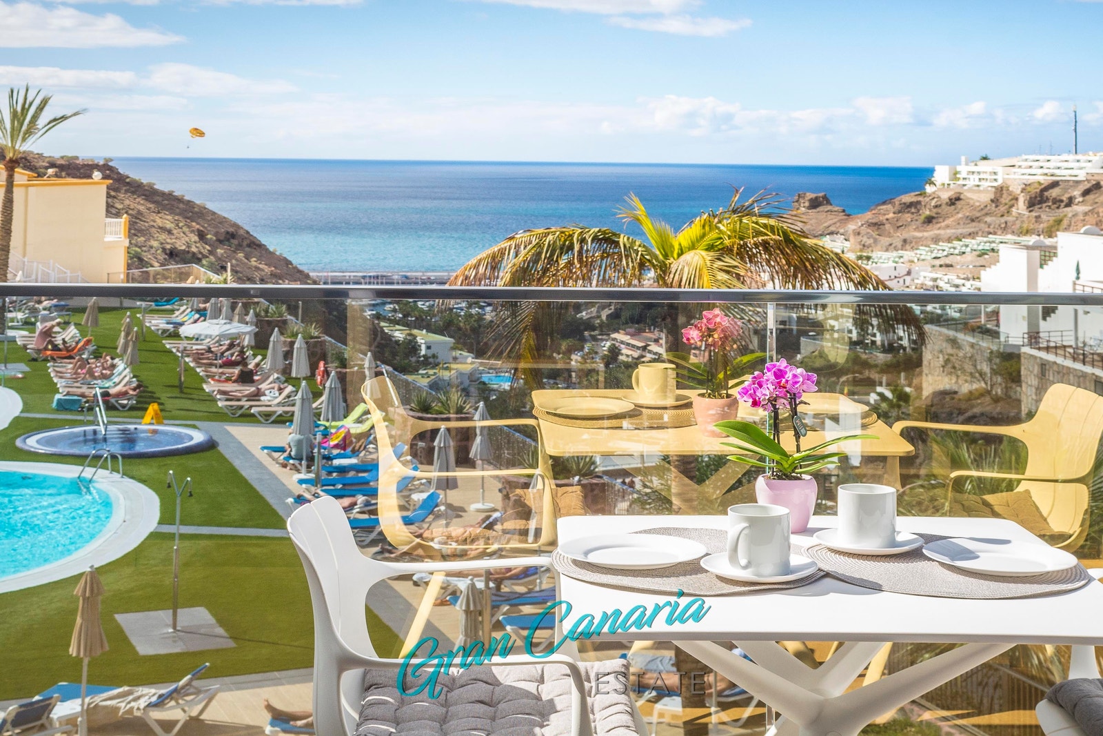 Utsikt fra leilighetene Galleribilde