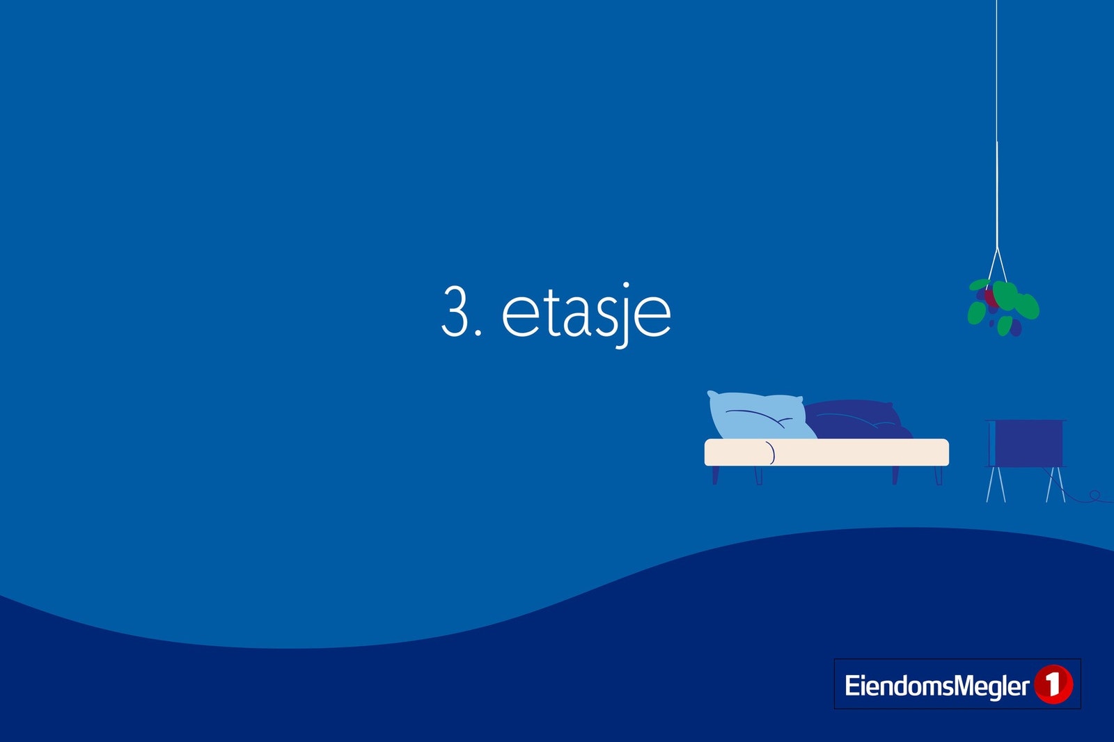 Leiligheten som ligger i 3.etasje inneholder entré, gang, bad, stue, kjøkken, 2 soverom og bod. Galleribilde