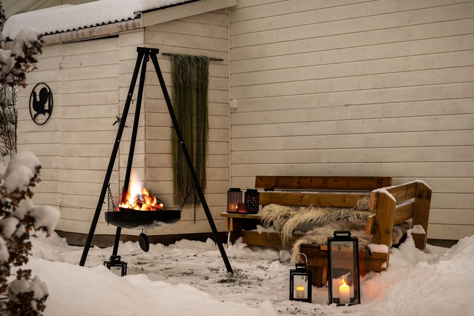 Eiendommen har flere hyggelige uteplasser. Galleribilde