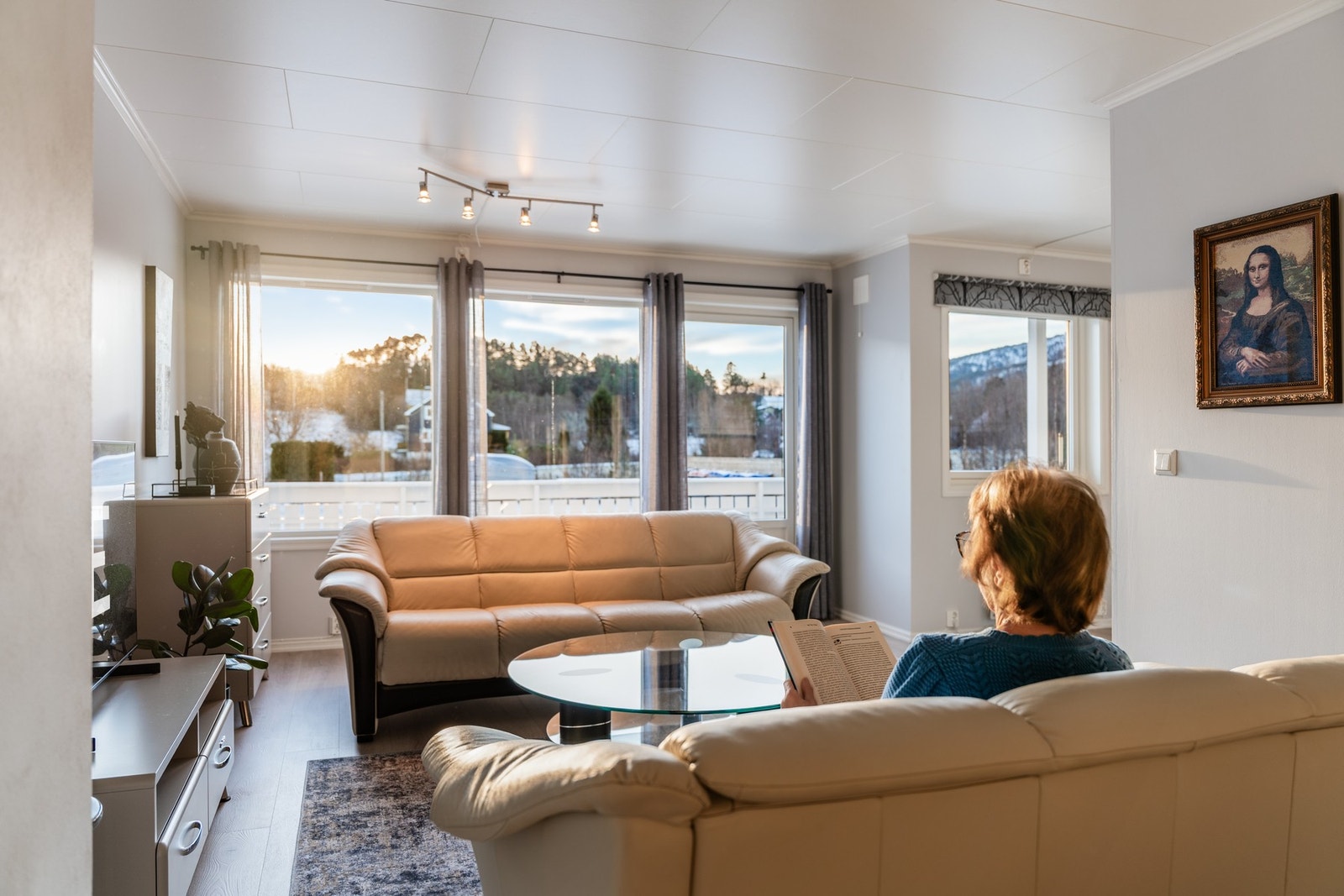 Boligen har sydvendt orientering og dermed gode solforhold. Galleribilde