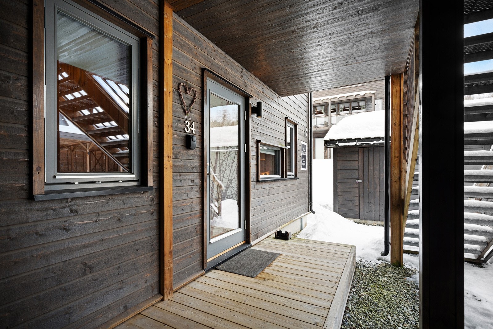 Til fritidsleiligheten er det enkel adkomst i 1. etasje. Galleribilde