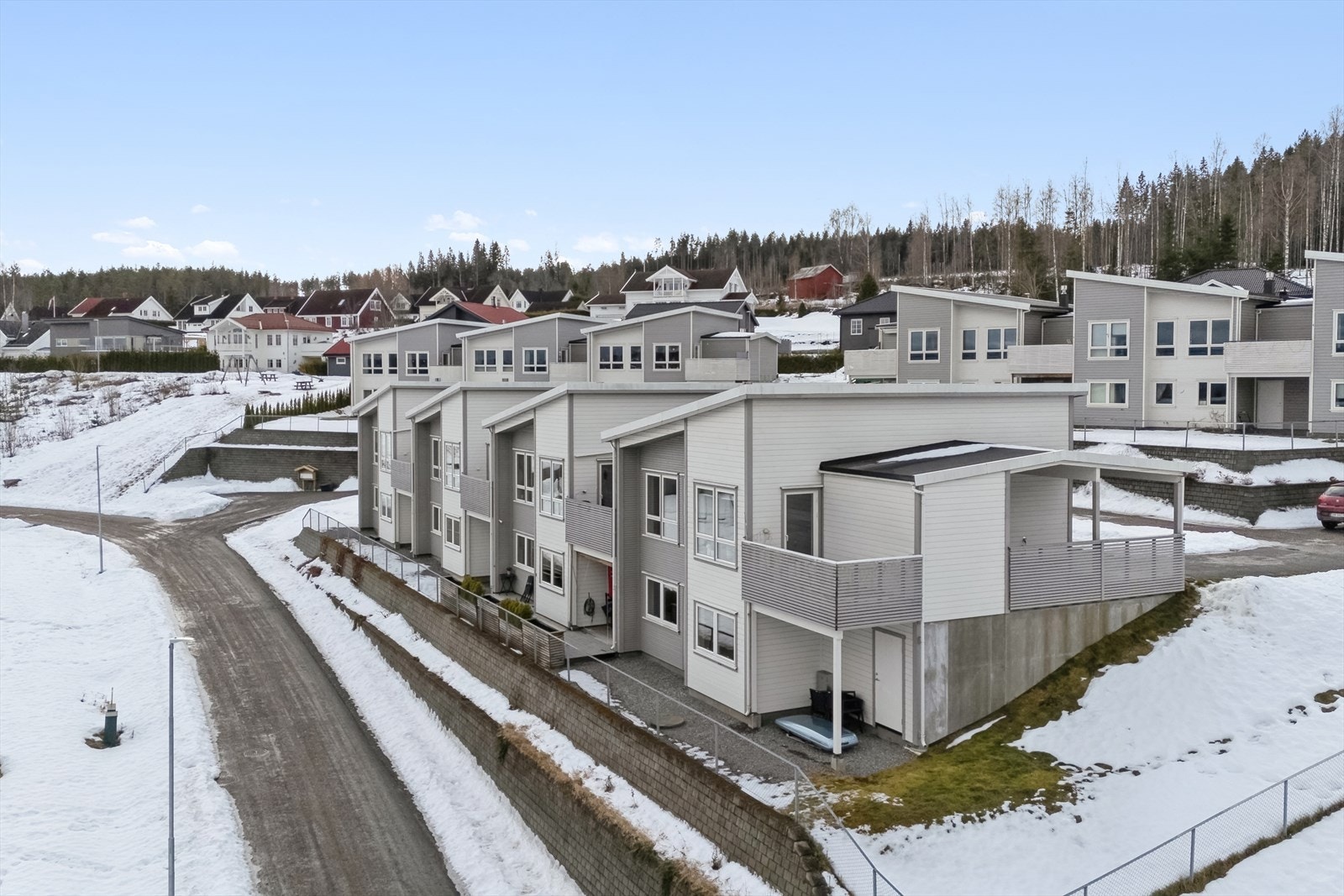 Veletablert, familievennlig boligområdet ca. 3 km utenfor Kongsvinger sentrum. Galleribilde