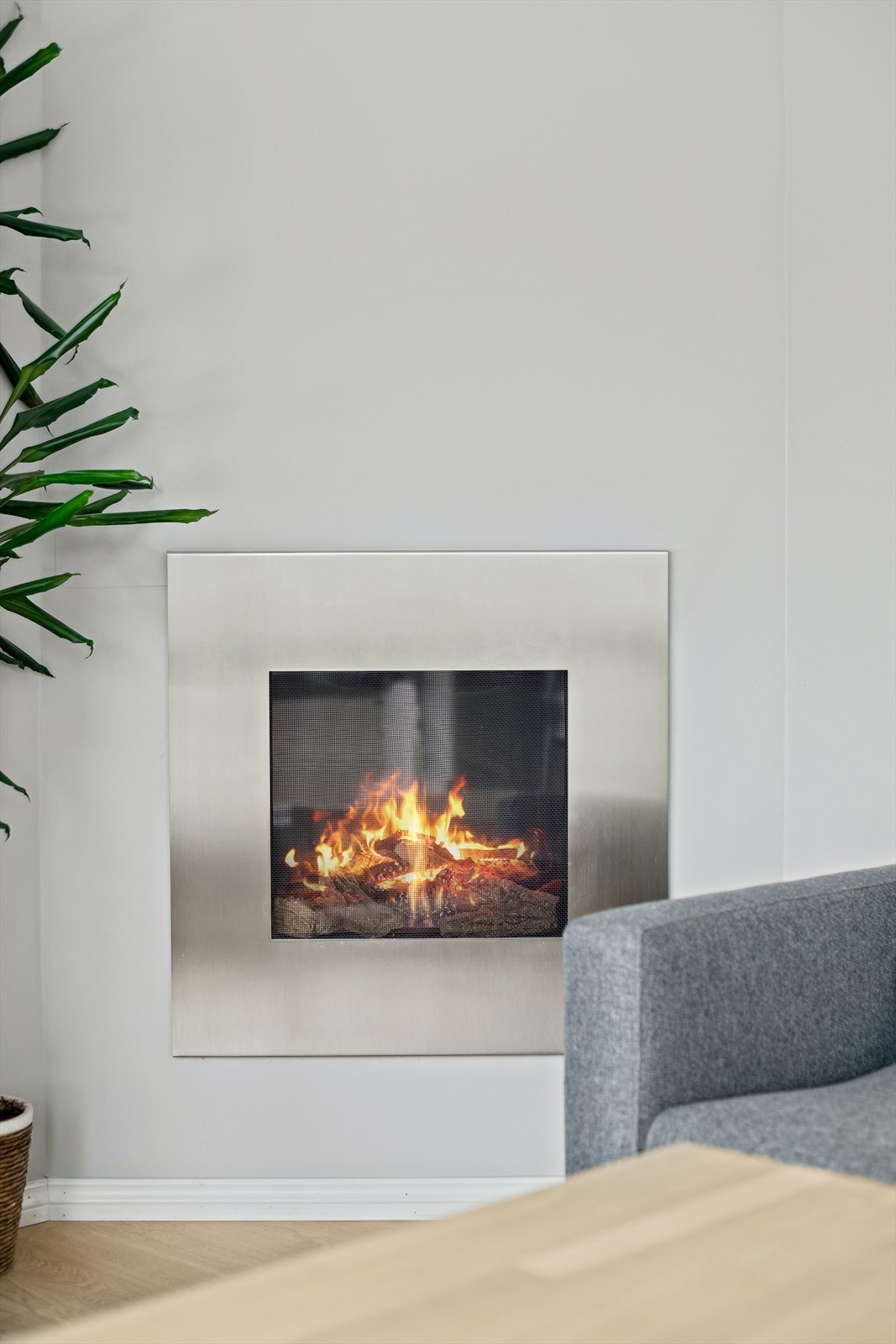 Gasspeis i stua gir en god varme. Galleribilde