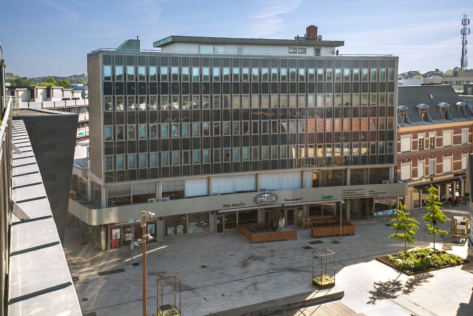 Fasade mot Stortorvet Galleribilde