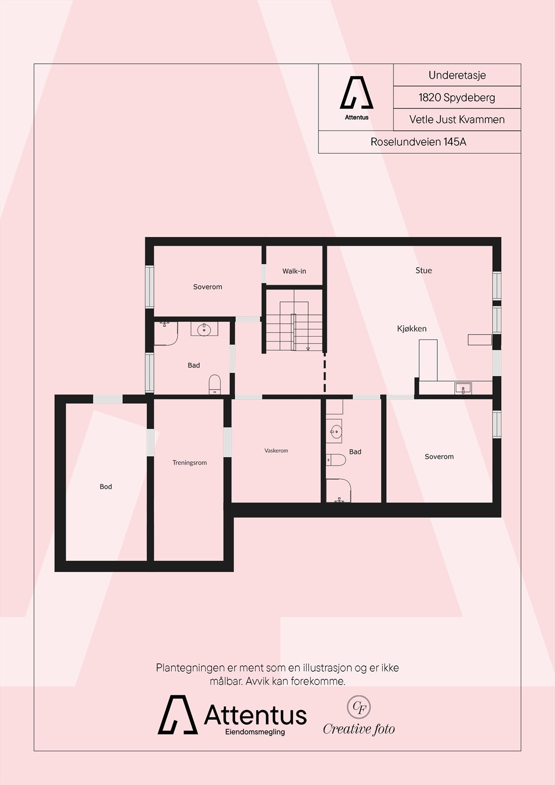 Plantegning Galleribilde