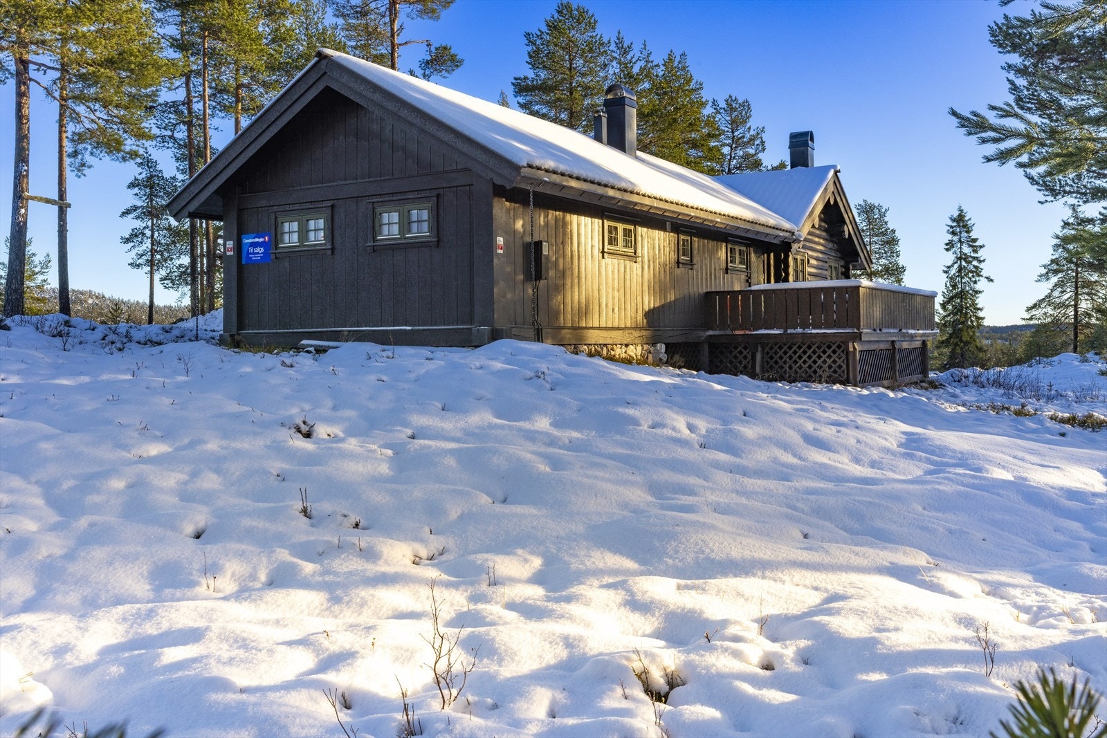 Her har man ekte fjellro og mulighet for ulike fritidsaktiviteter rett utenfor døren - til alle fire årstider. Galleribilde
