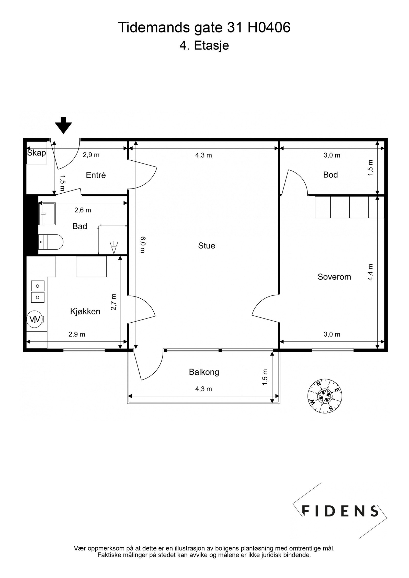 Plantegning. Galleribilde