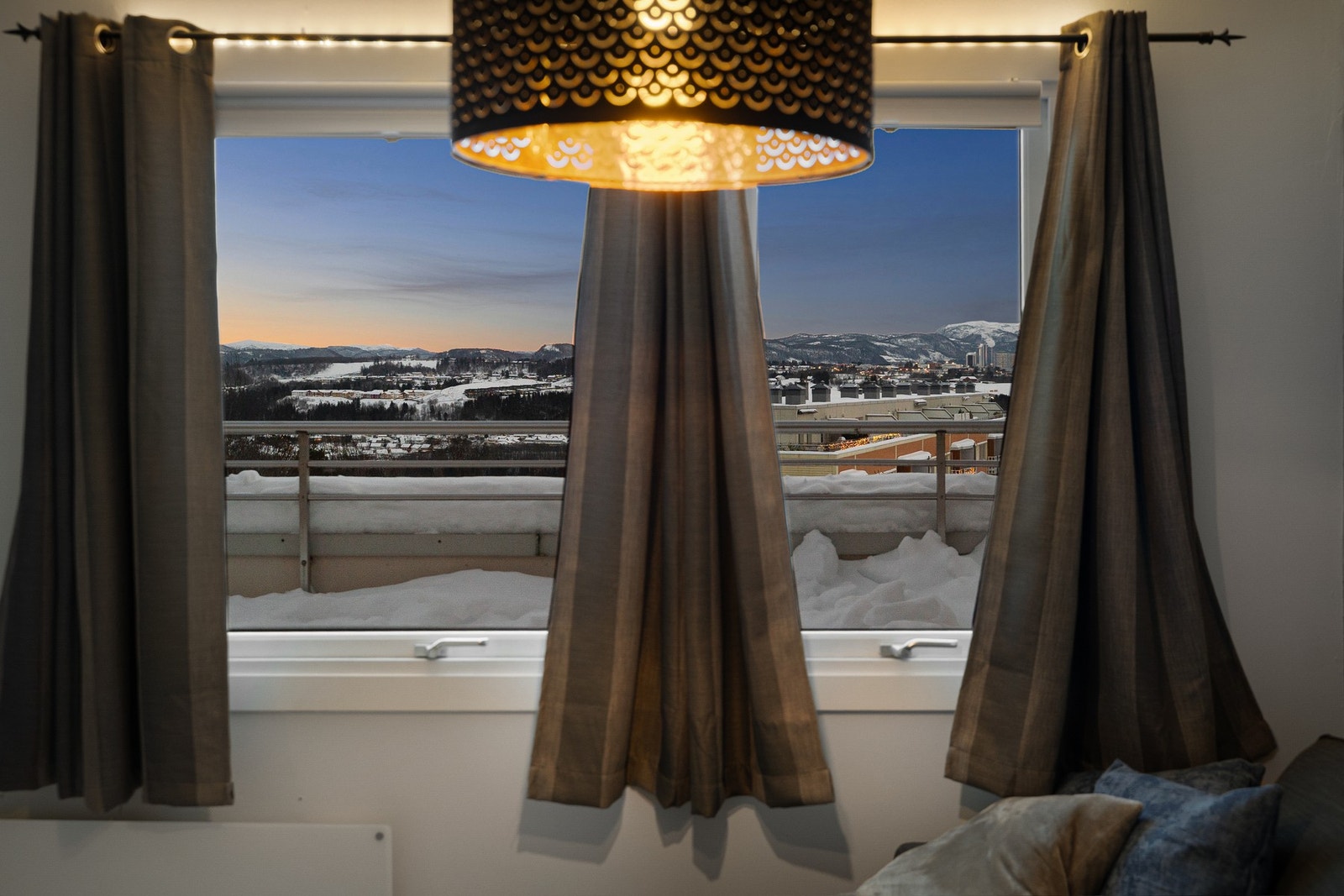 Flott utsikt fra stuen. Galleribilde