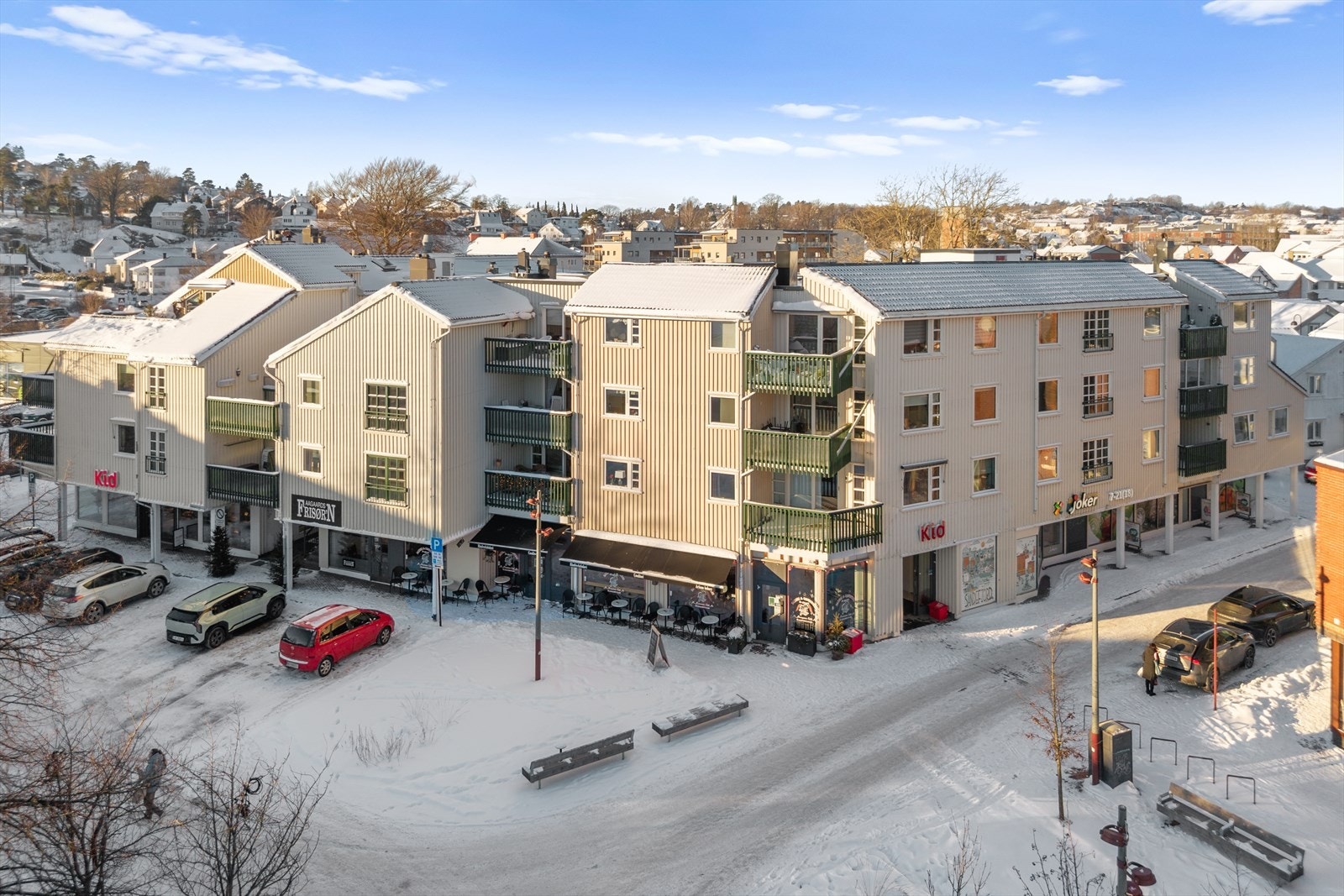 Attraktiv beliggenhet på Aagaards plass. Galleribilde